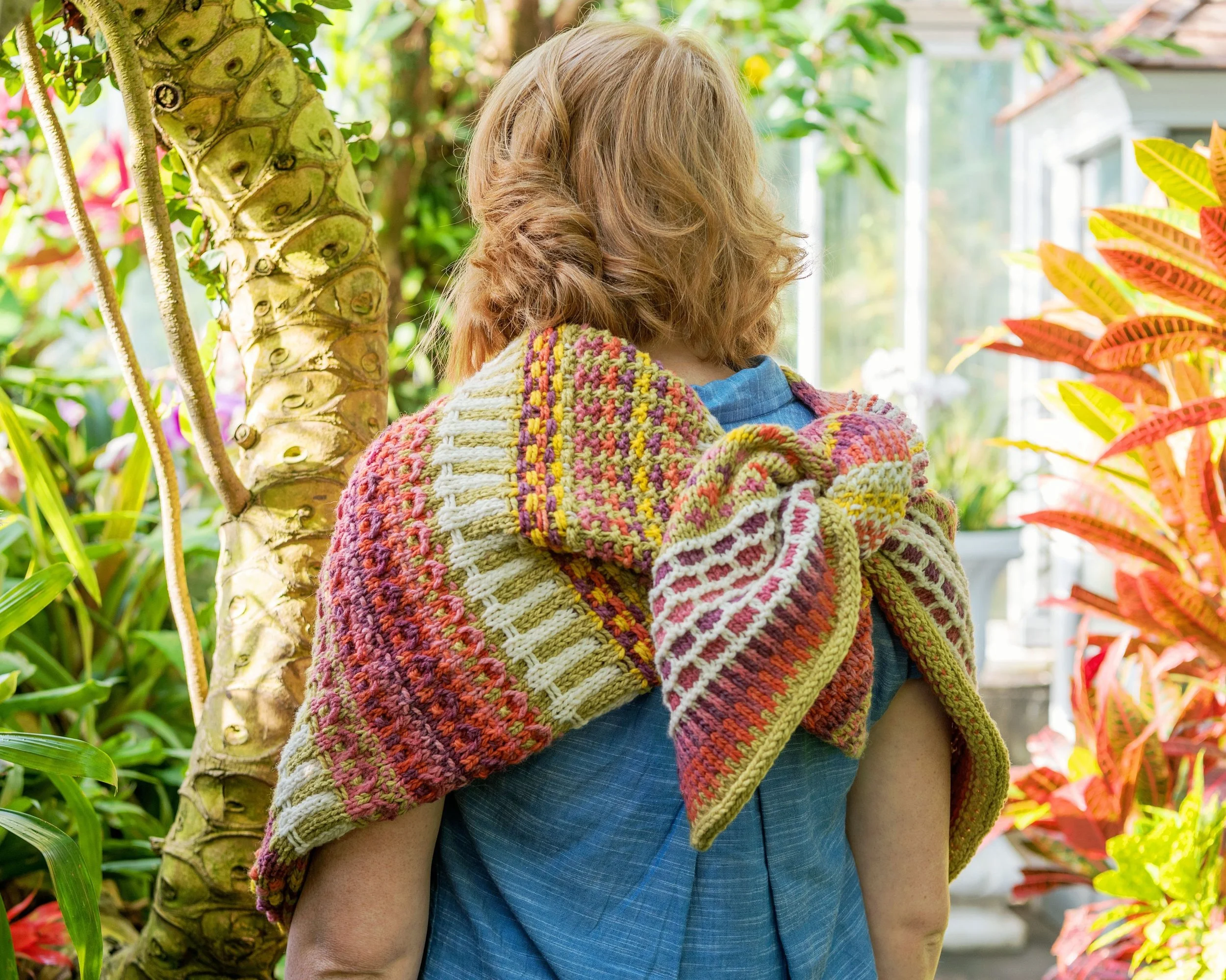 Textured Shawl Knitting Pattern