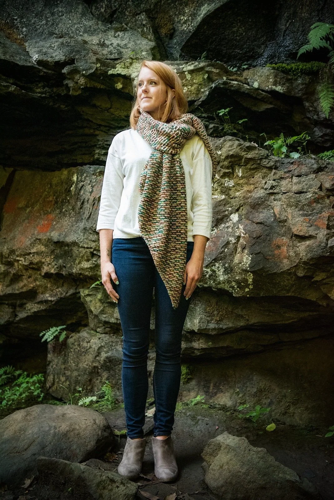 Knitting Pattern: Painted Wall Shawl