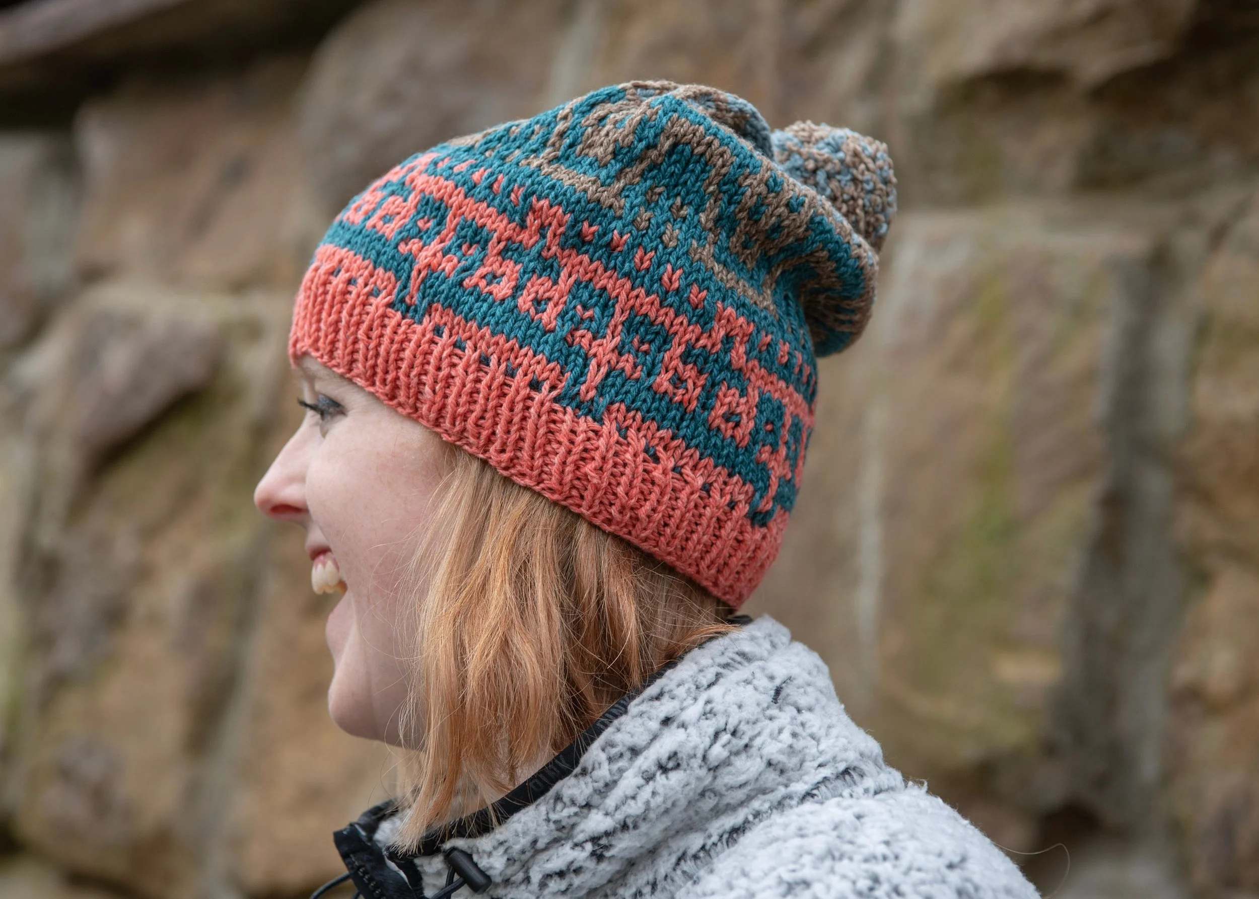 Knitting Pattern: Taos Hat - Mosaic and Slip Stitch Knitting