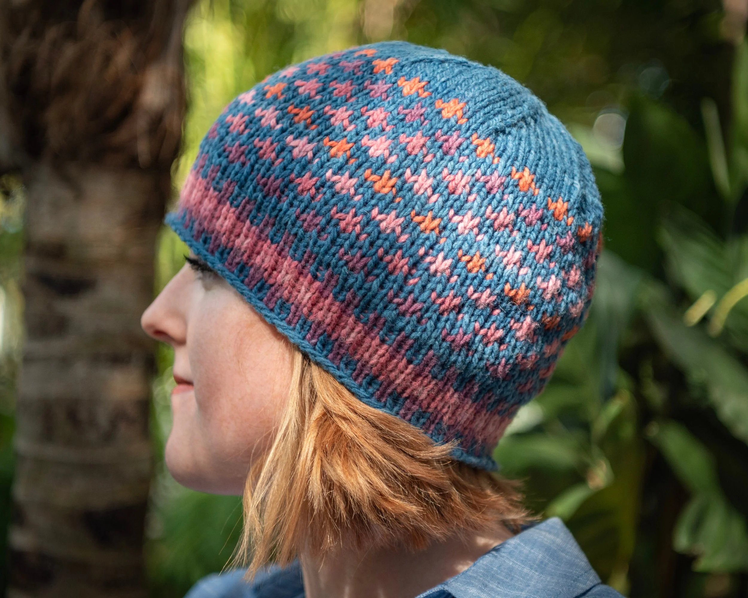 Knitting Pattern: Flos Ambulare Hats Bundle - Slip Stitch and Mosaic Knitting