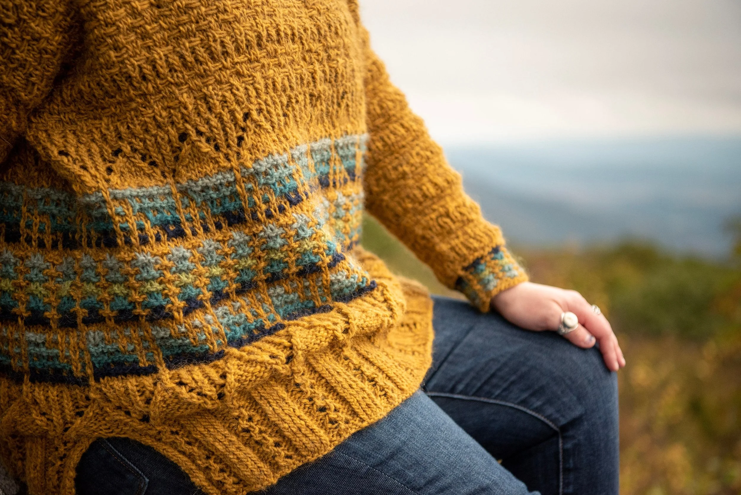 Knitting Pattern:  Sweater - Colorwork