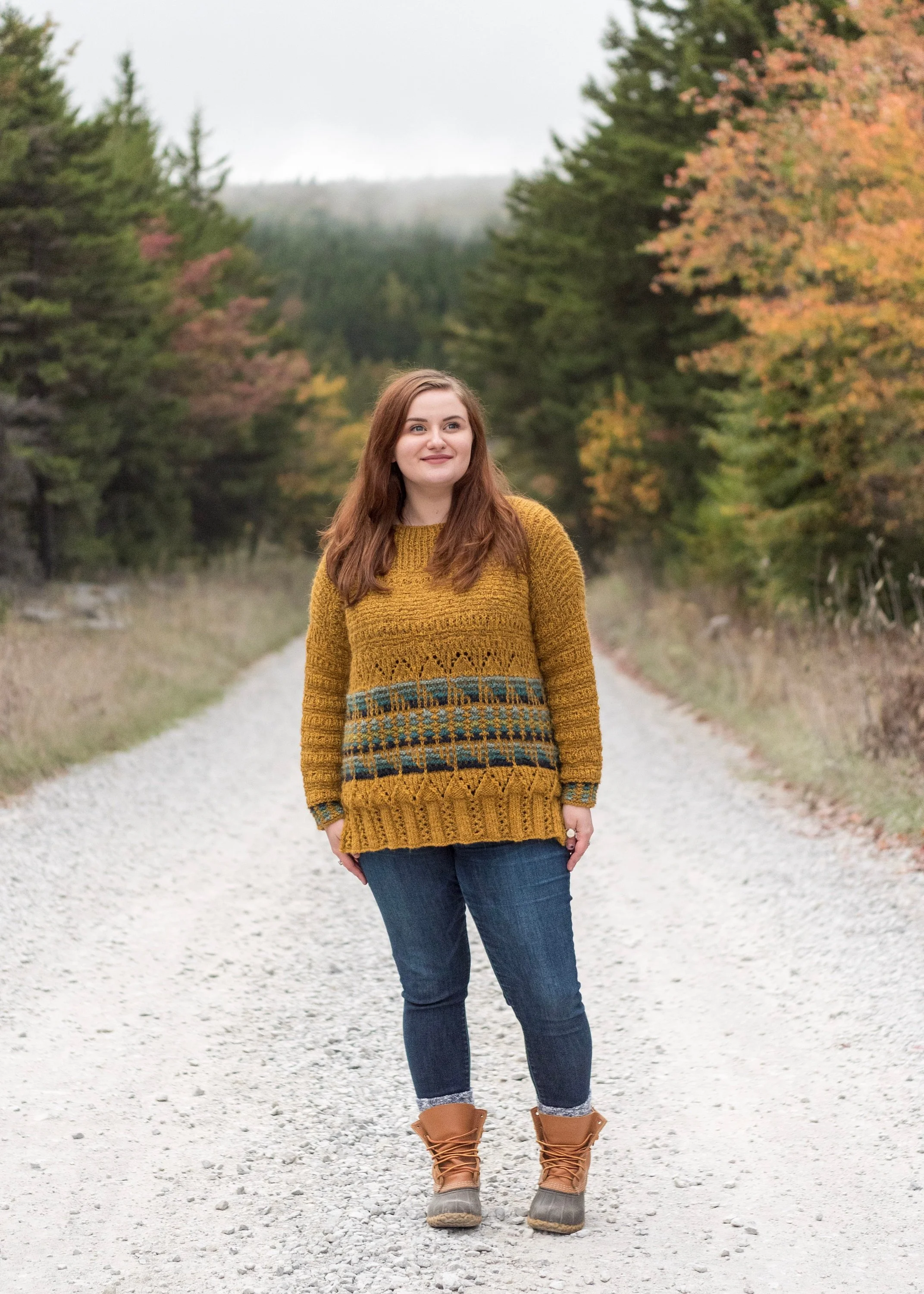 Knitting Pattern: Blue Mountains of the North Sweater