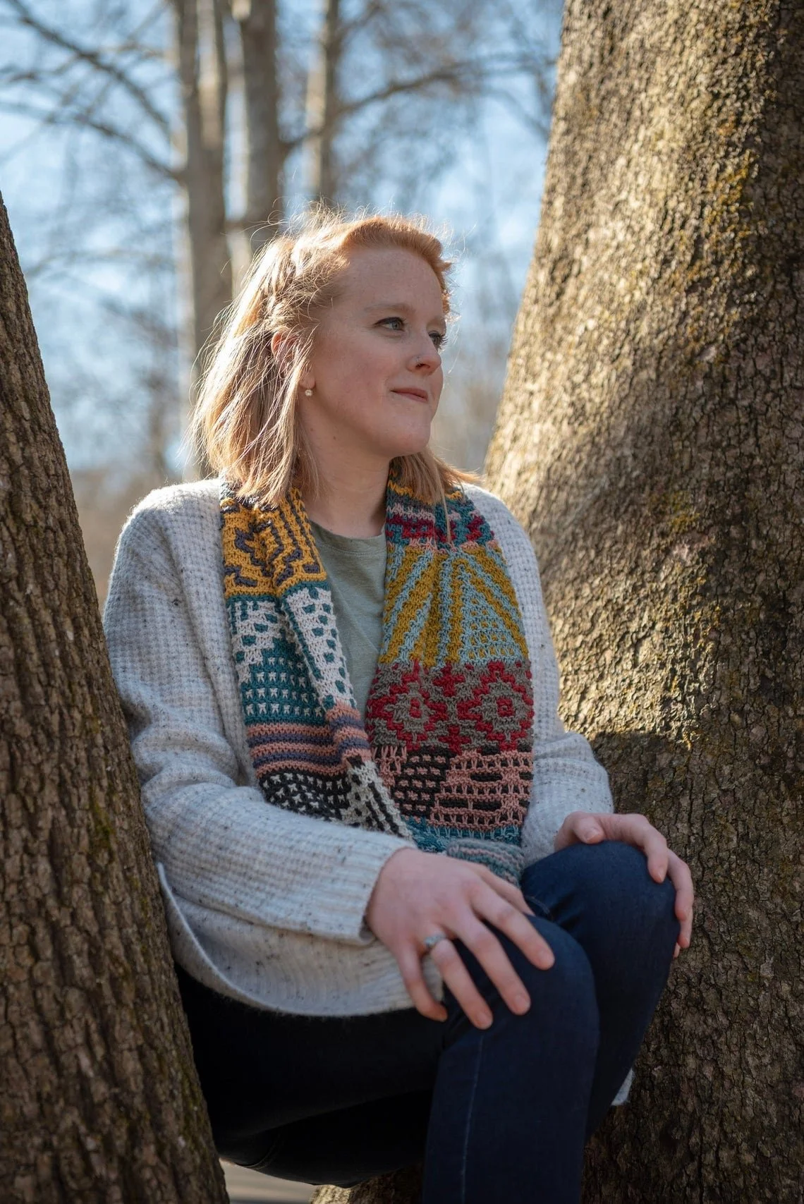 Mosaic Knitting Pattern Cowl