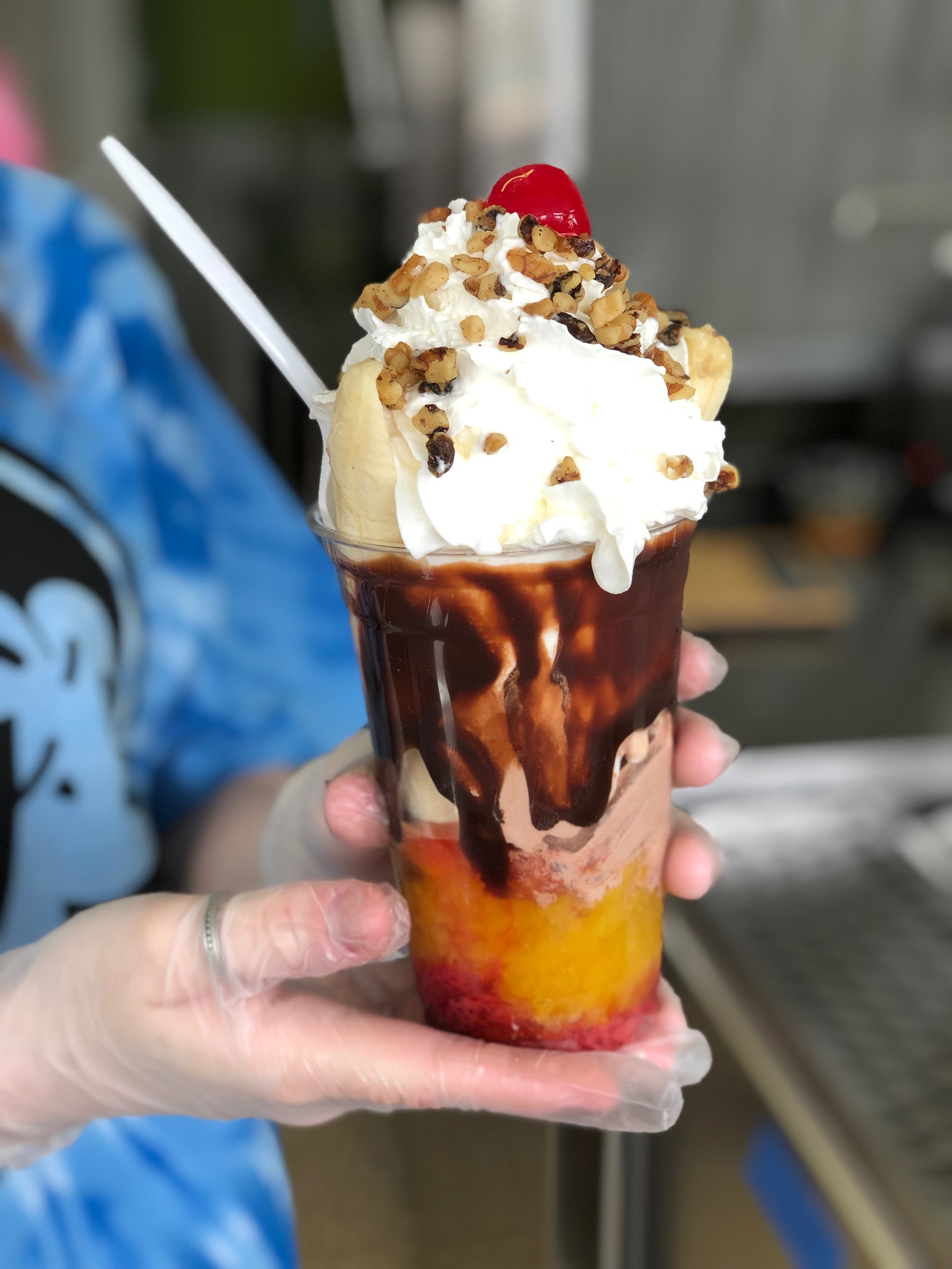 Banana Split in a Cup :)