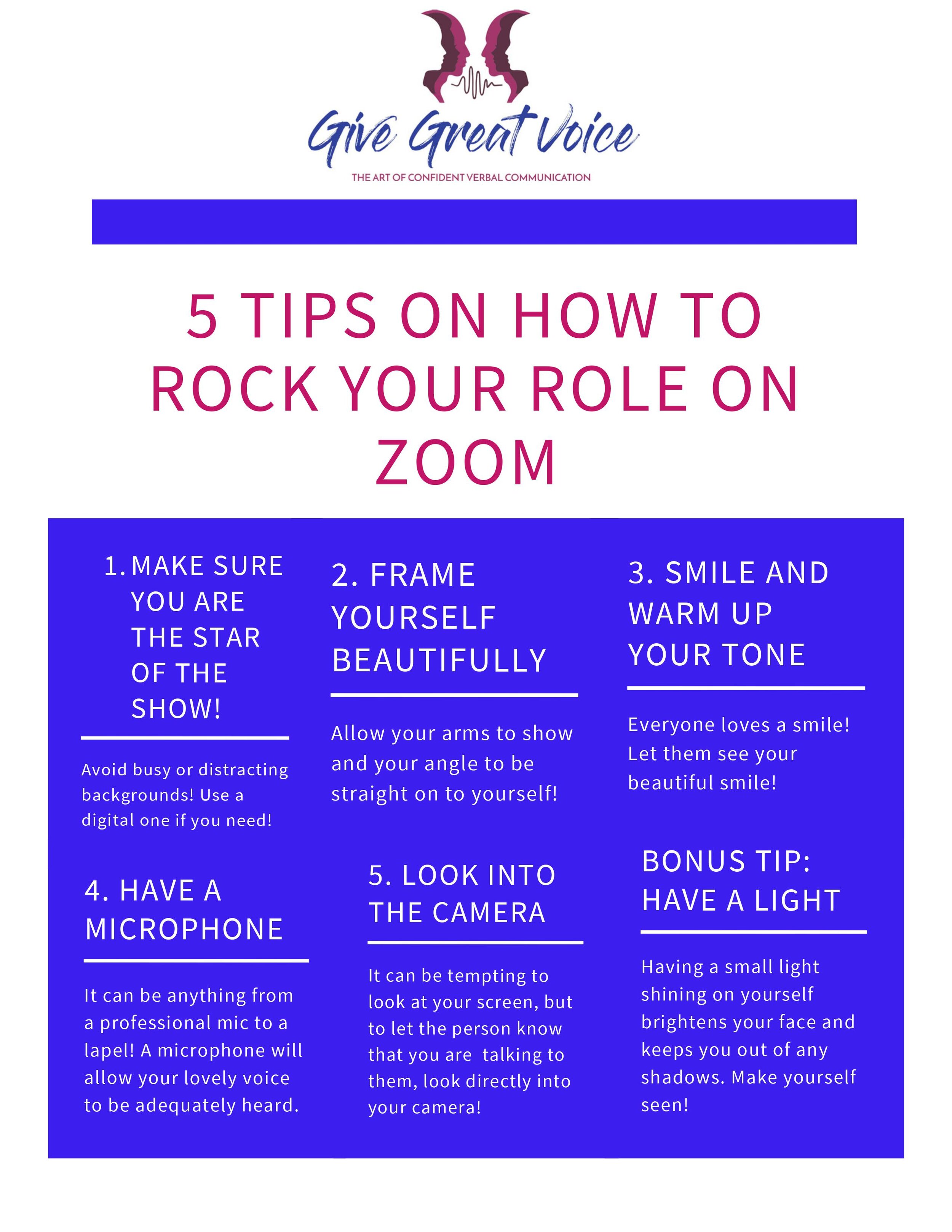 Give Great Voice 5 Tips Post