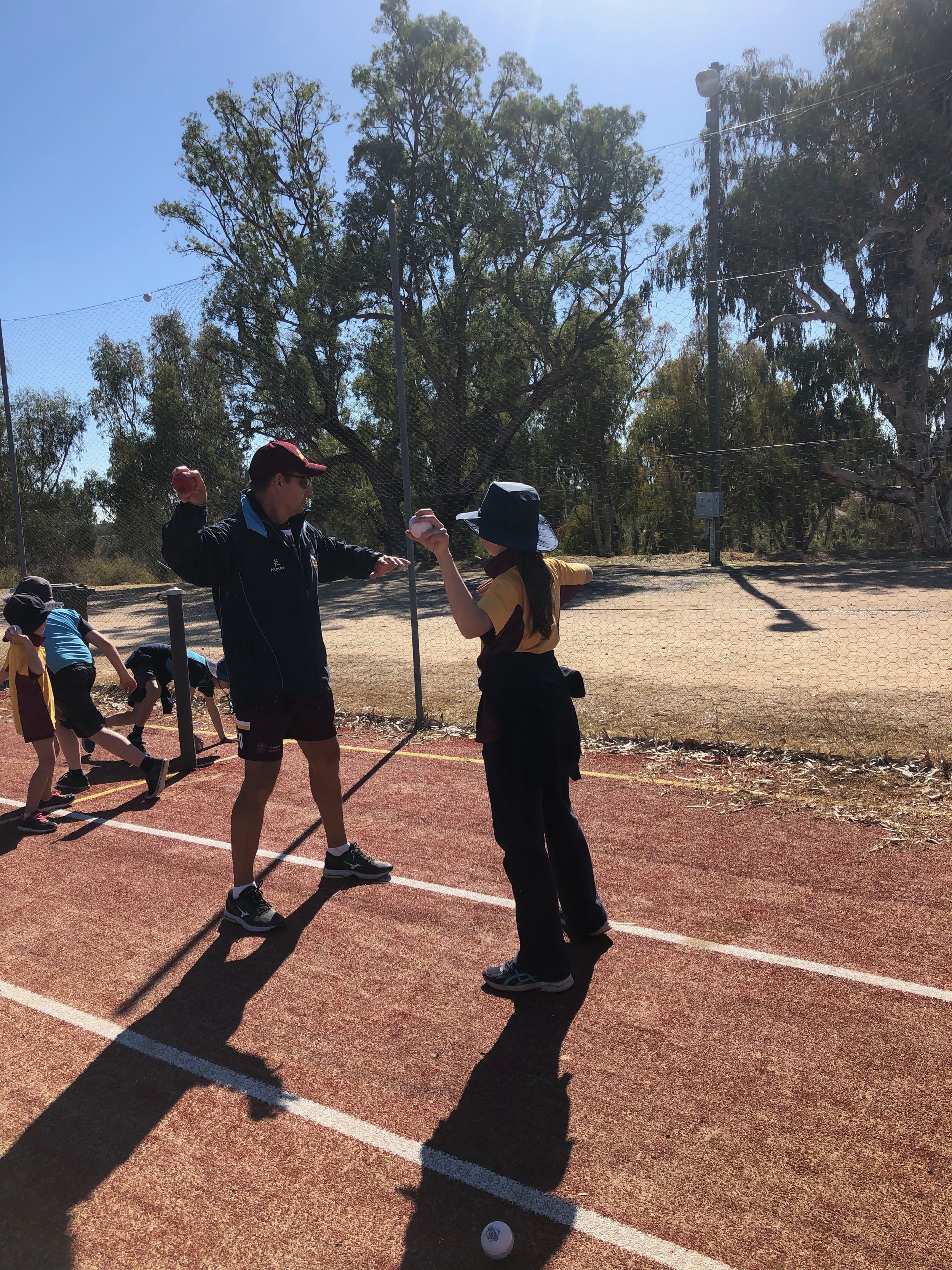 Going through the throwing technique.jpeg