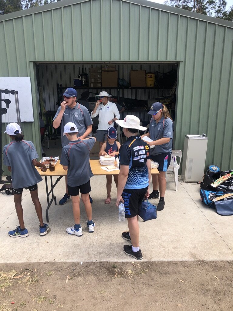 Sausage sizzle on the final day.  A real hit with the kids..jpeg