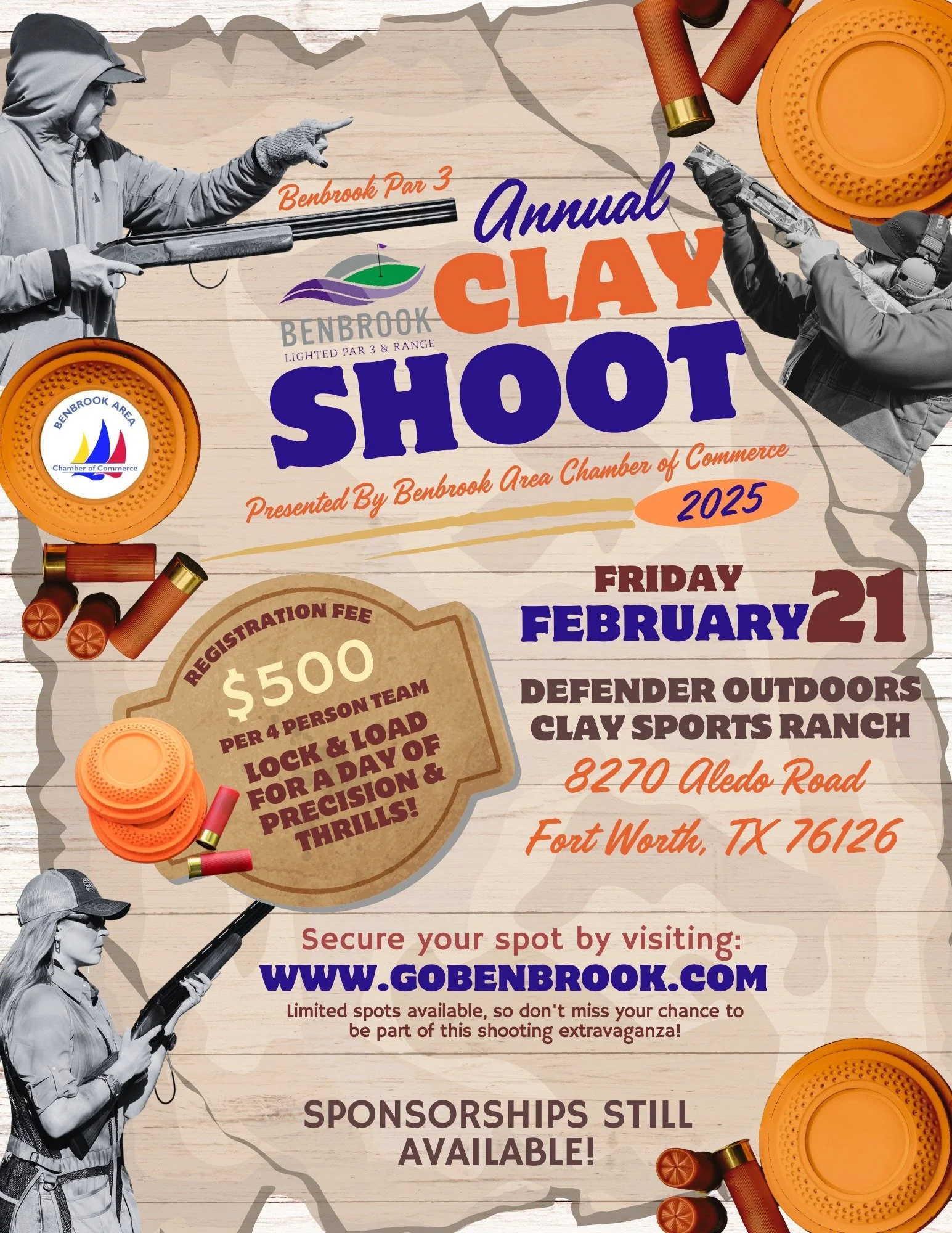 Benbrook Area Chamber Of Commerce Clay Shoot 2025 