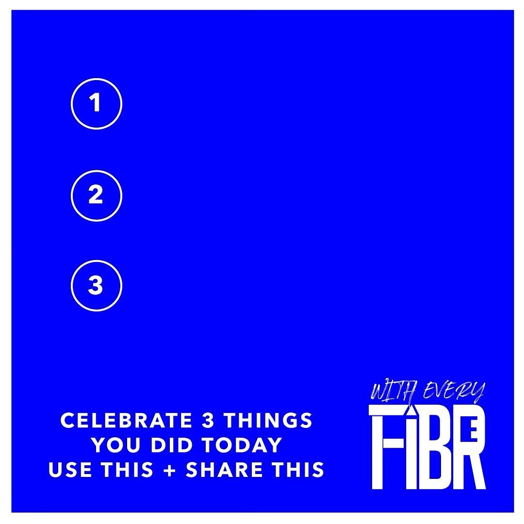 I&rsquo;ve left this blank for you to use. 

✅Celebrate your 3 things you did. 

💡Share your post. Share your gratitude, share your celebration 

🌊Create a #waveofwellness by inspiring gratitude and celebration with others. Just like a Mexican wave