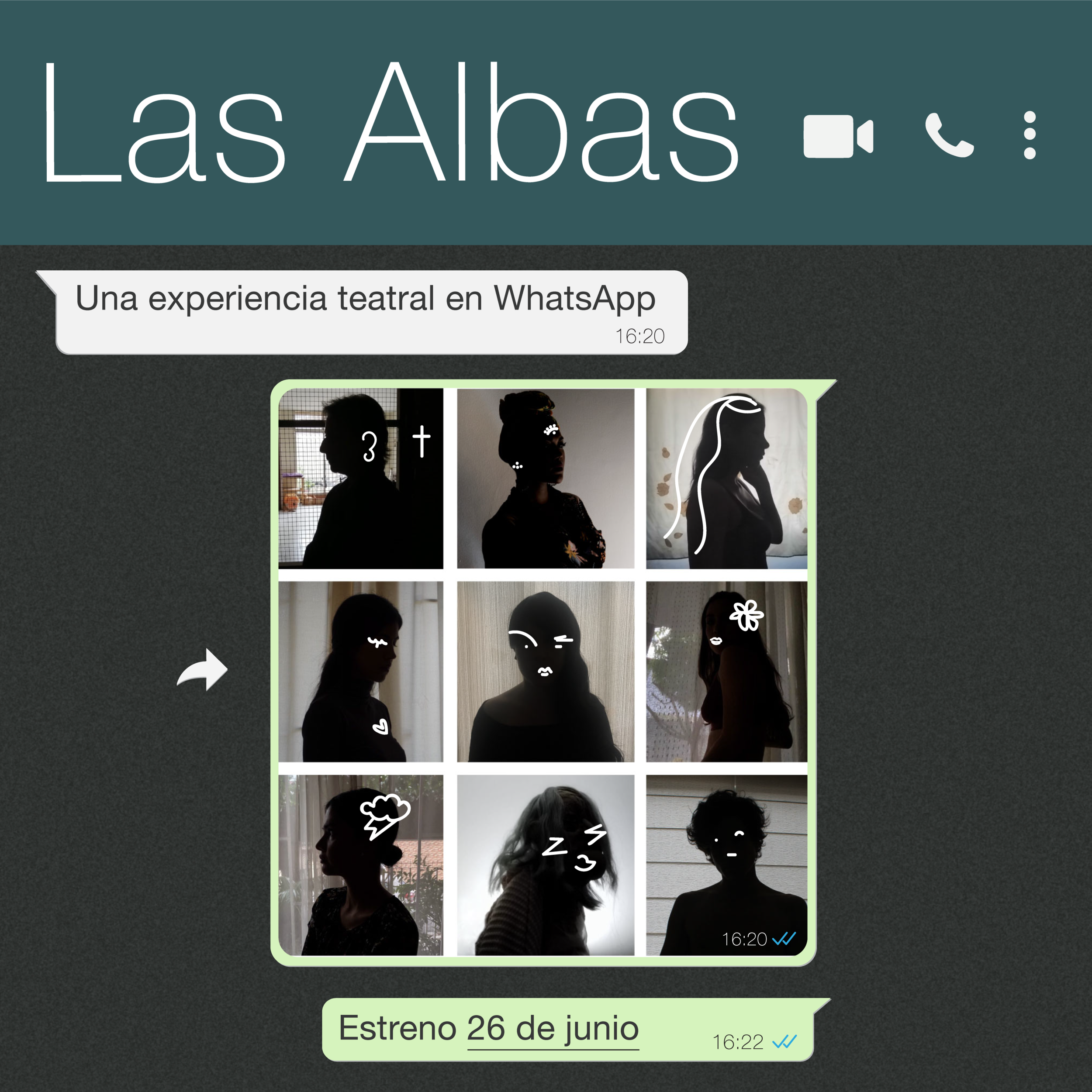 LAS ALBAS (teatro digital multiplataforma)