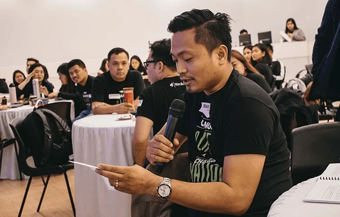 We had case studies and activities designed to equip the participants for possible scenarios that they will encounter in their local centers.