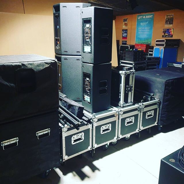 Prepped and ready for a big weekend of shows. 
#ilive #jbl #sure #countryman  #kv2 #matariki #liveaudio #lighting