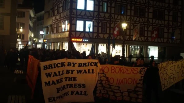  Rund 300 Demonstranten zogen durch die Stadt Luzern 