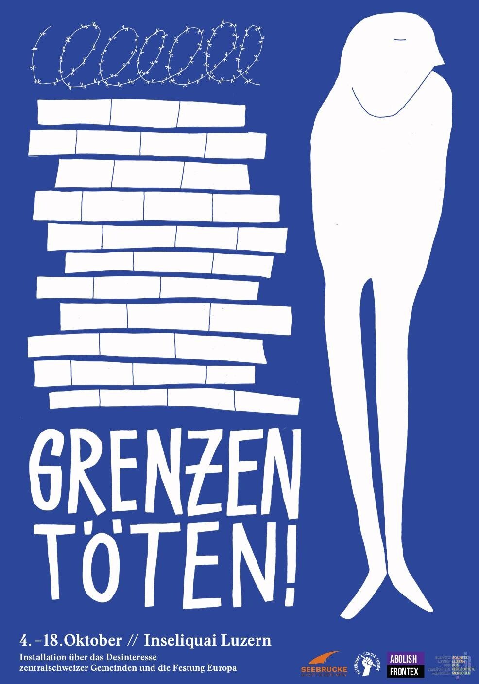 Grenzen töten – Installation über das Desinteresse Zentralschweizer Gemeinden und die Festung Europa
