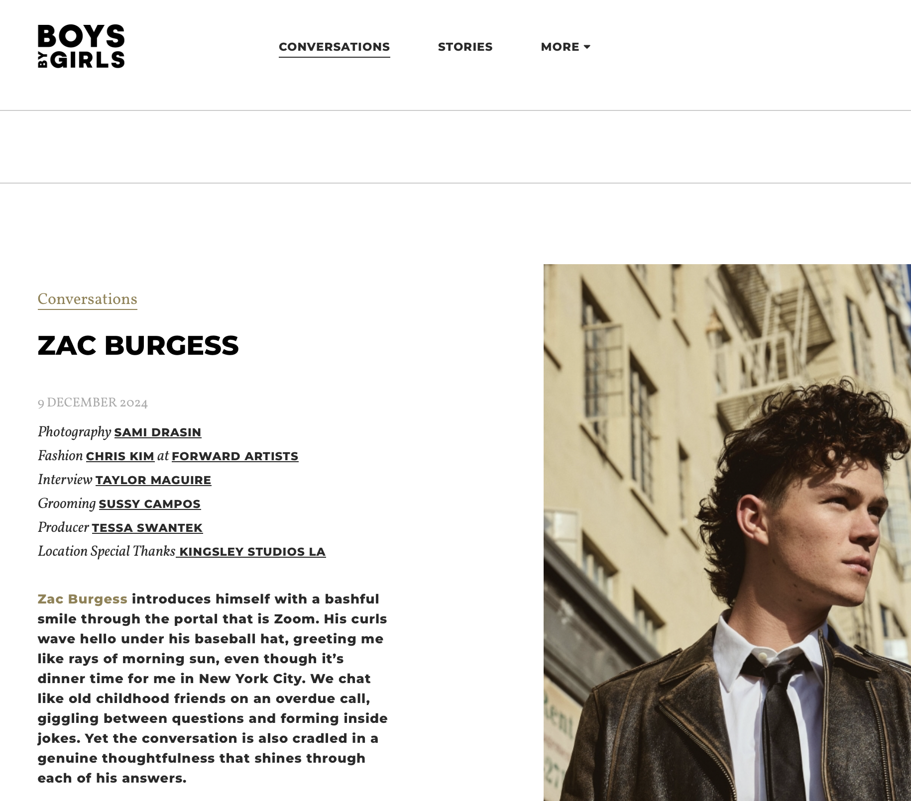 BOYS BY GIRLS