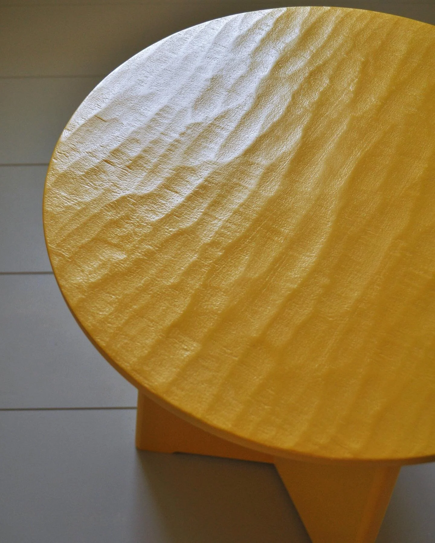 Introducing the Finn Table. A slightly different style for House of Hobson, these occasional tables are made in solid tulipwood (poplar) &amp; hand finished in a range of chalk paints. I&rsquo;ve lightly carved the top surface to give a texture that 