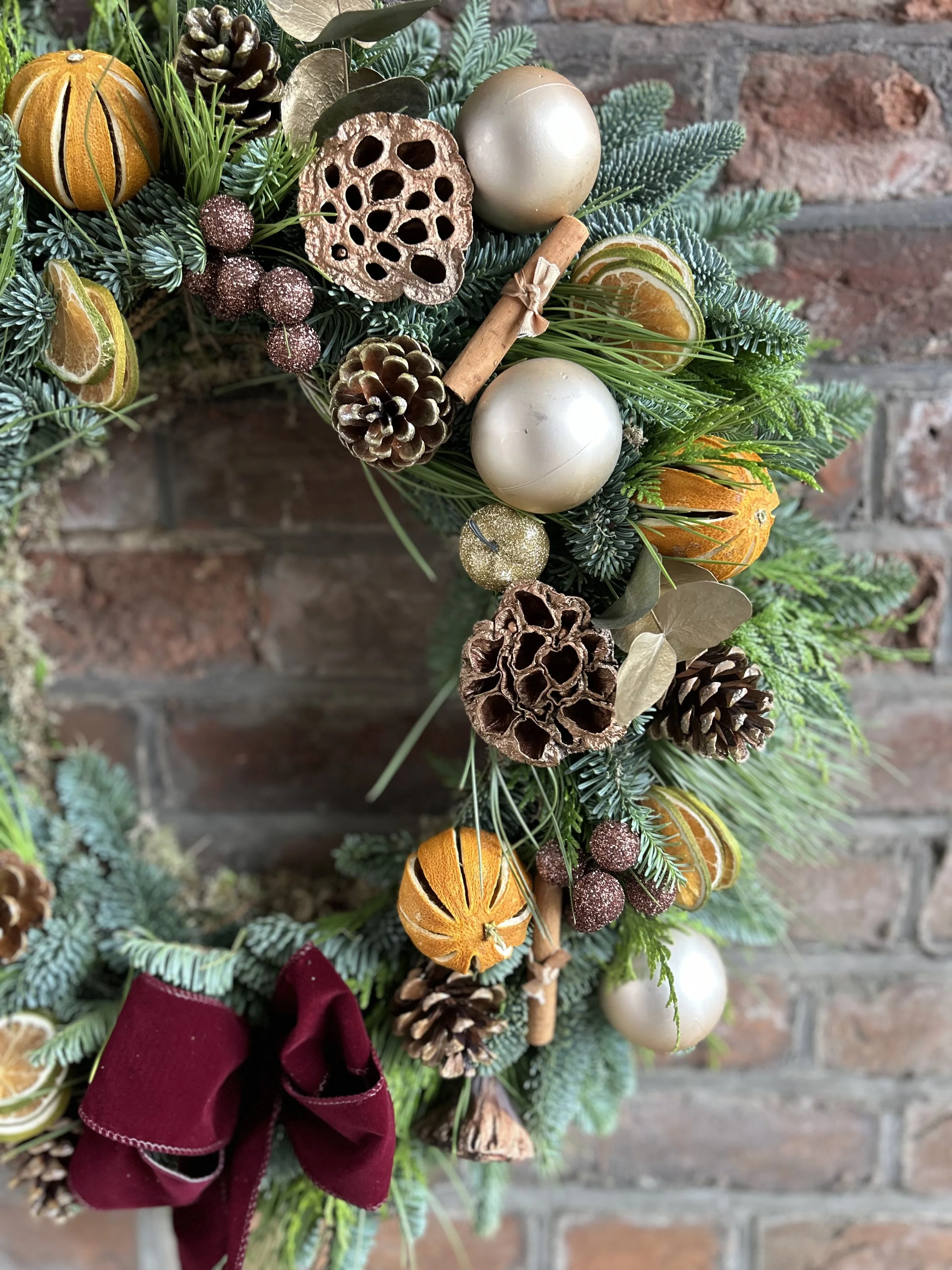 The Golden Harvest Luxe Wreath