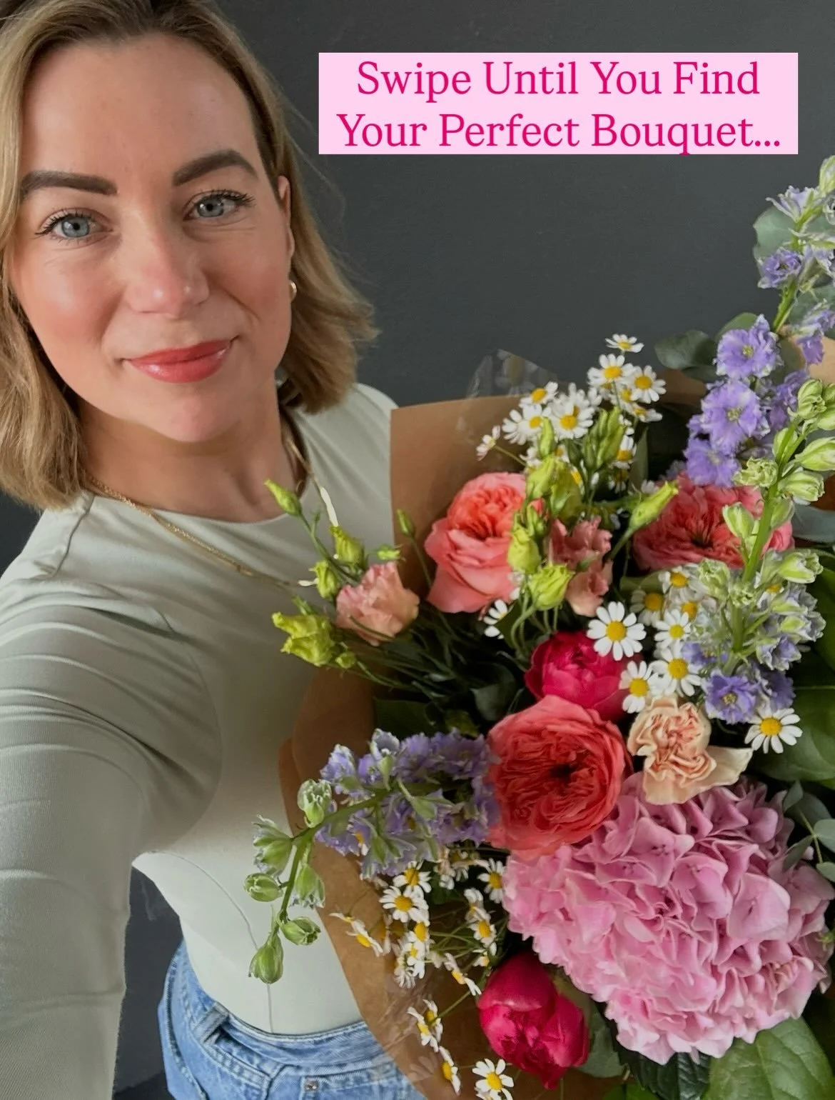 A collection of some of our favourite bouquets, each with its own style.

Whether you prefer soft, neutral or something bold and full of colour, we&rsquo;d love to know what catches your eye.

Swipe through, choose your favourite, and leave the slide
