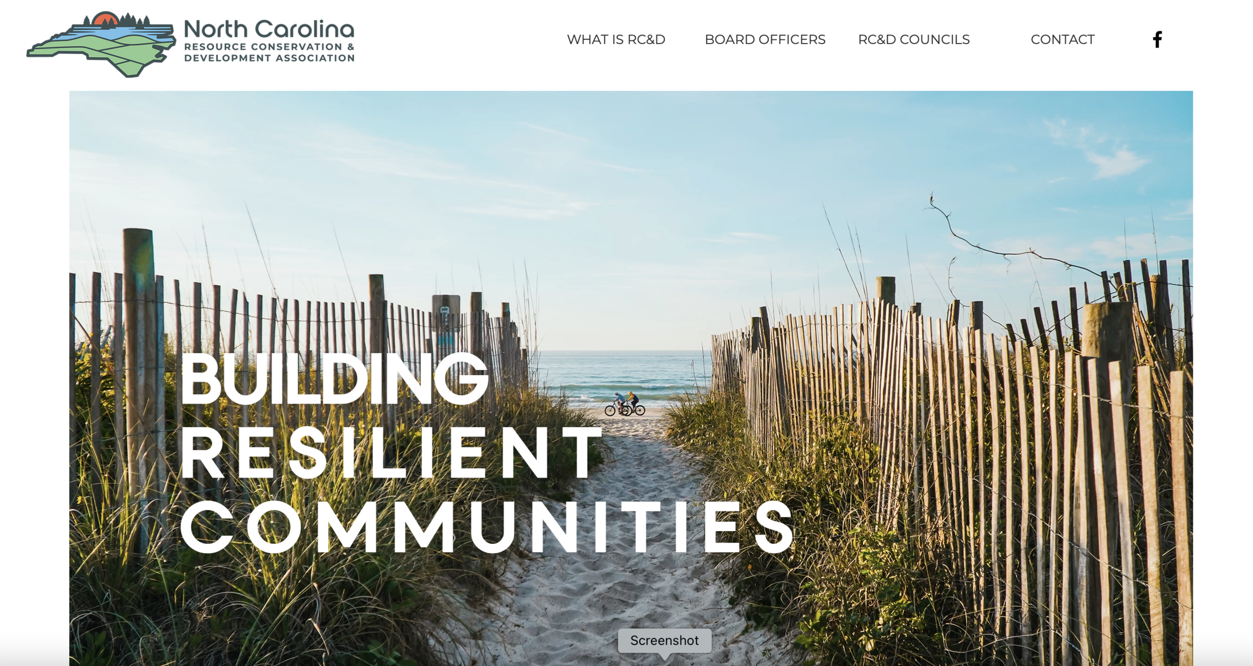 North Carolina RC&D Association Website Design
