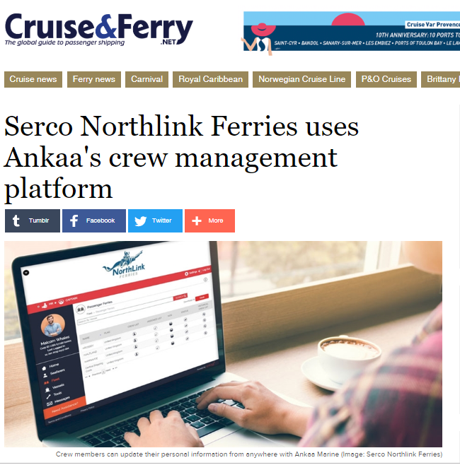 Cruise and Ferry.net Article
