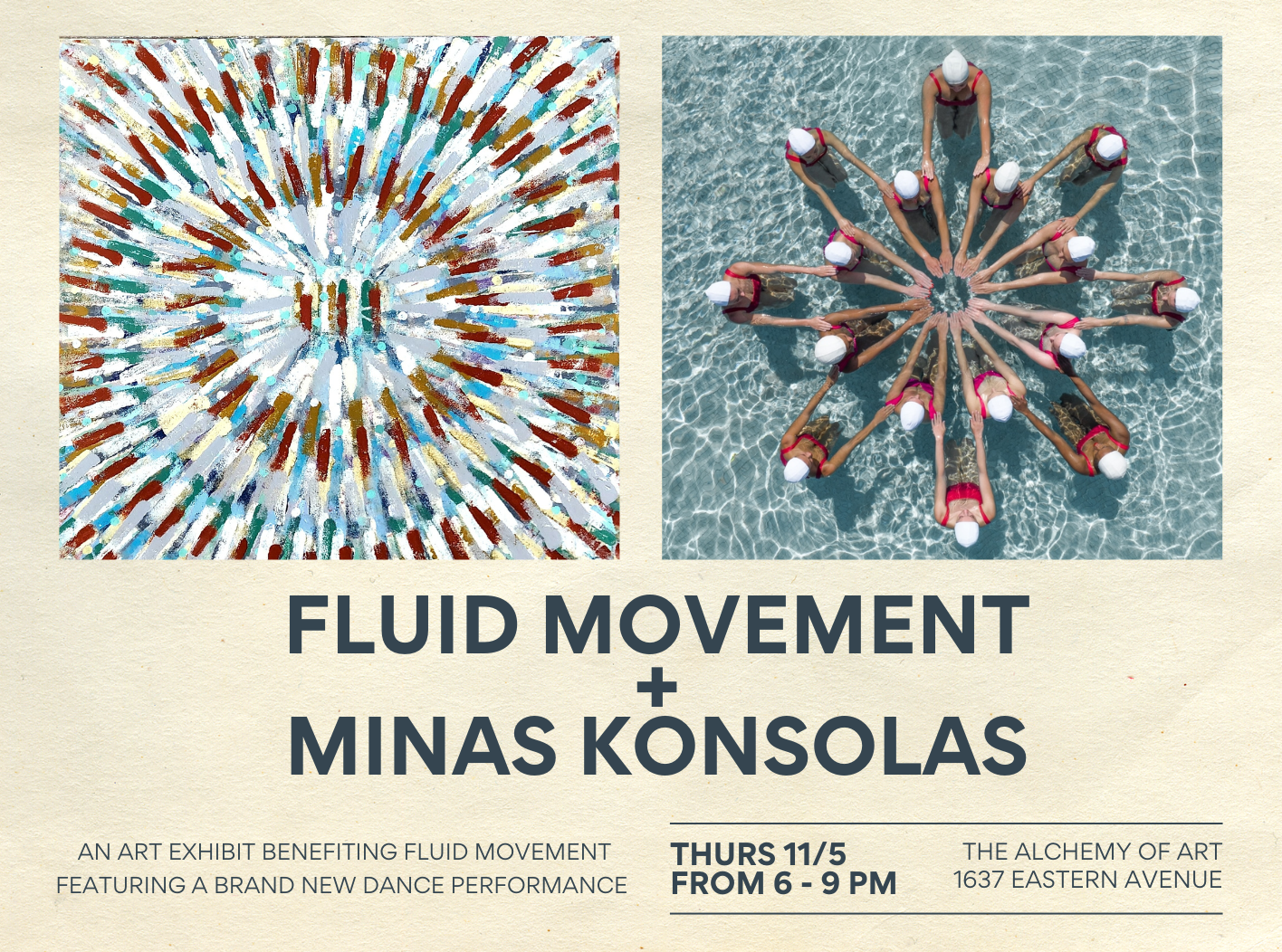 Fluid Movement + Minas Konsolas performance and fundraiser