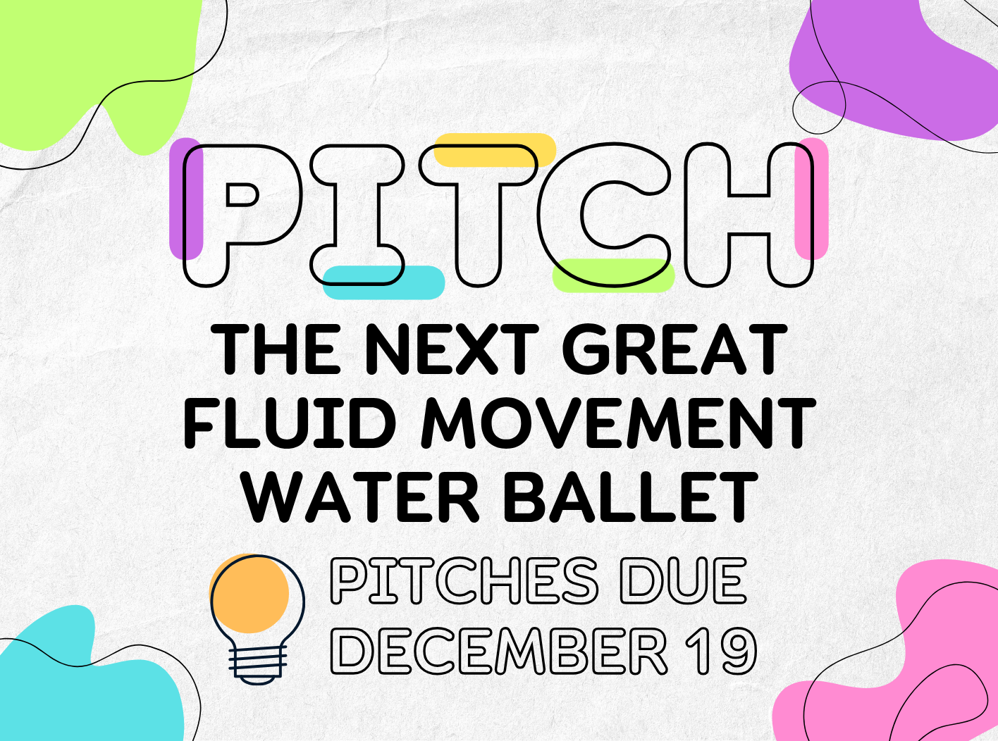 Submit a Water Ballet Pitch