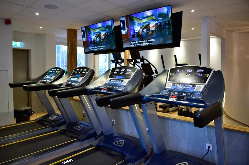 First Class Fitness, Stockholm We got the honor to deliver a complete gym facility to First Class Fitness in Stuvsta. Here you can find a Gymleco gym with everything from Gymleco’s dumbbells, weight plates and other accessories to gym machines; plate loaded machines, selectorized machines etc.