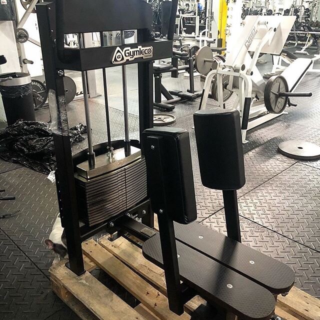 New delivery to:  @kozone_realworld NEW MACHINE HIGHLIGHT @gymleco_usa STANDING ABDUCTOR AKA THE BOOTY KILLER!!! _
_
Ton of more machines coming for the Re-Grand Opening Saturday Jan 18 Everyone is invited hope to See you!!!!!