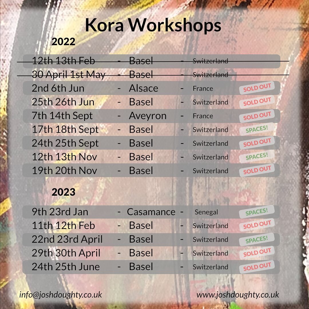 Hello people of Instagram! Here a list of all the workshops i am doing for this year and the beginning of 2023! If you would like to join or you would like more information about them, feel free to get in contact with me 🙂