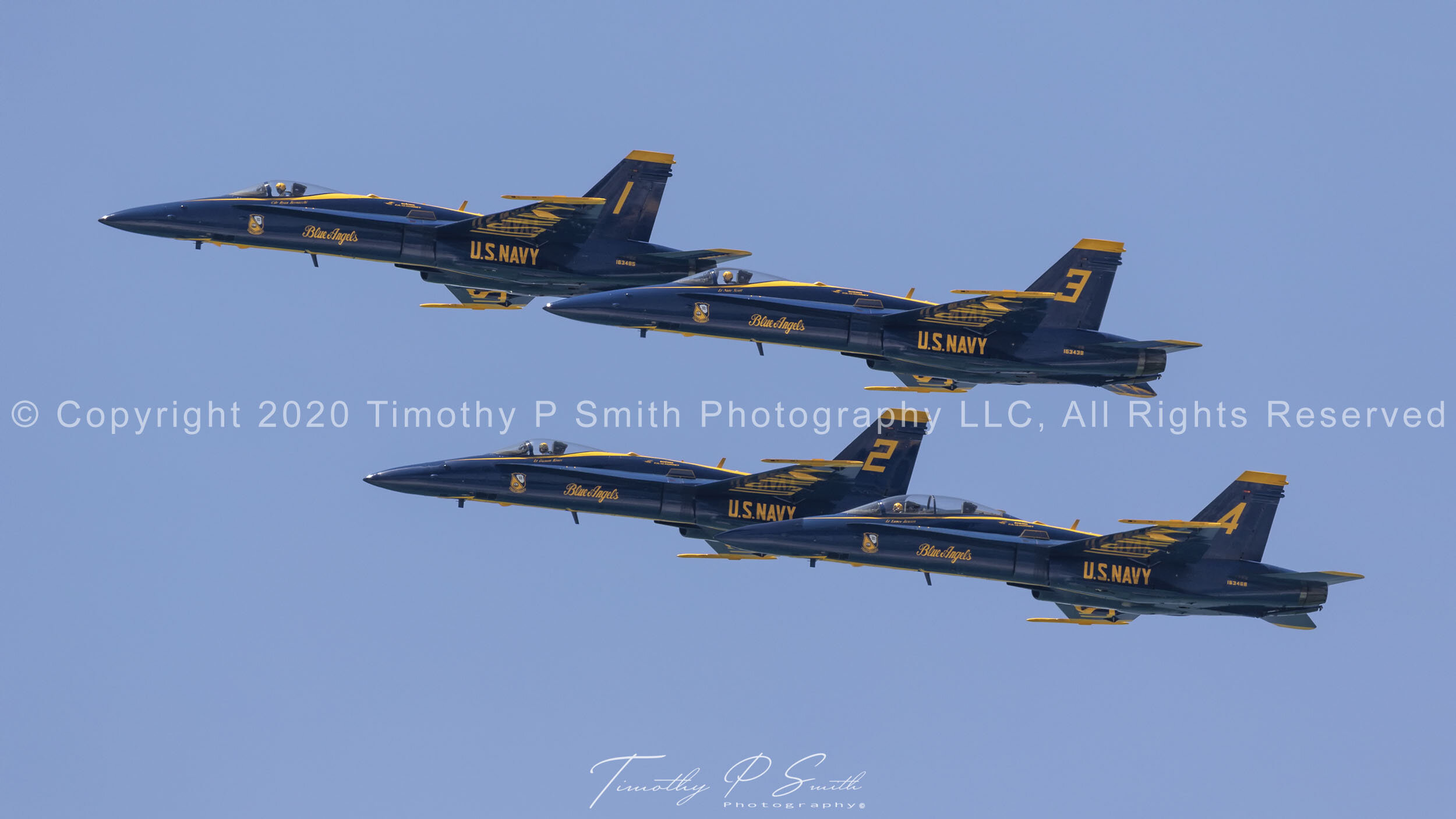 McDonnell Douglas F/A-18 Hornet - US Navy Blue Angels - 2017 Pensacola Practice