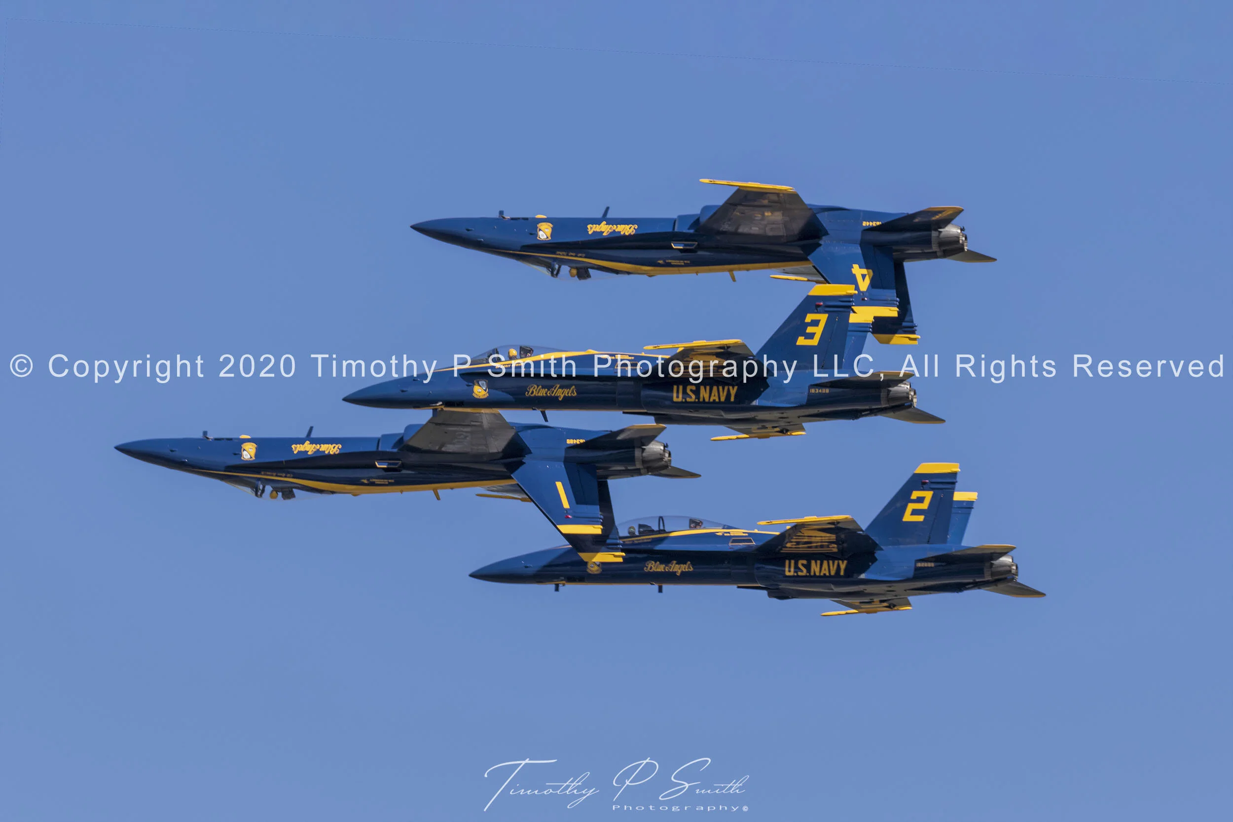 Blue Angels Diamond performing Double Favel at Wings Over Houston 2016