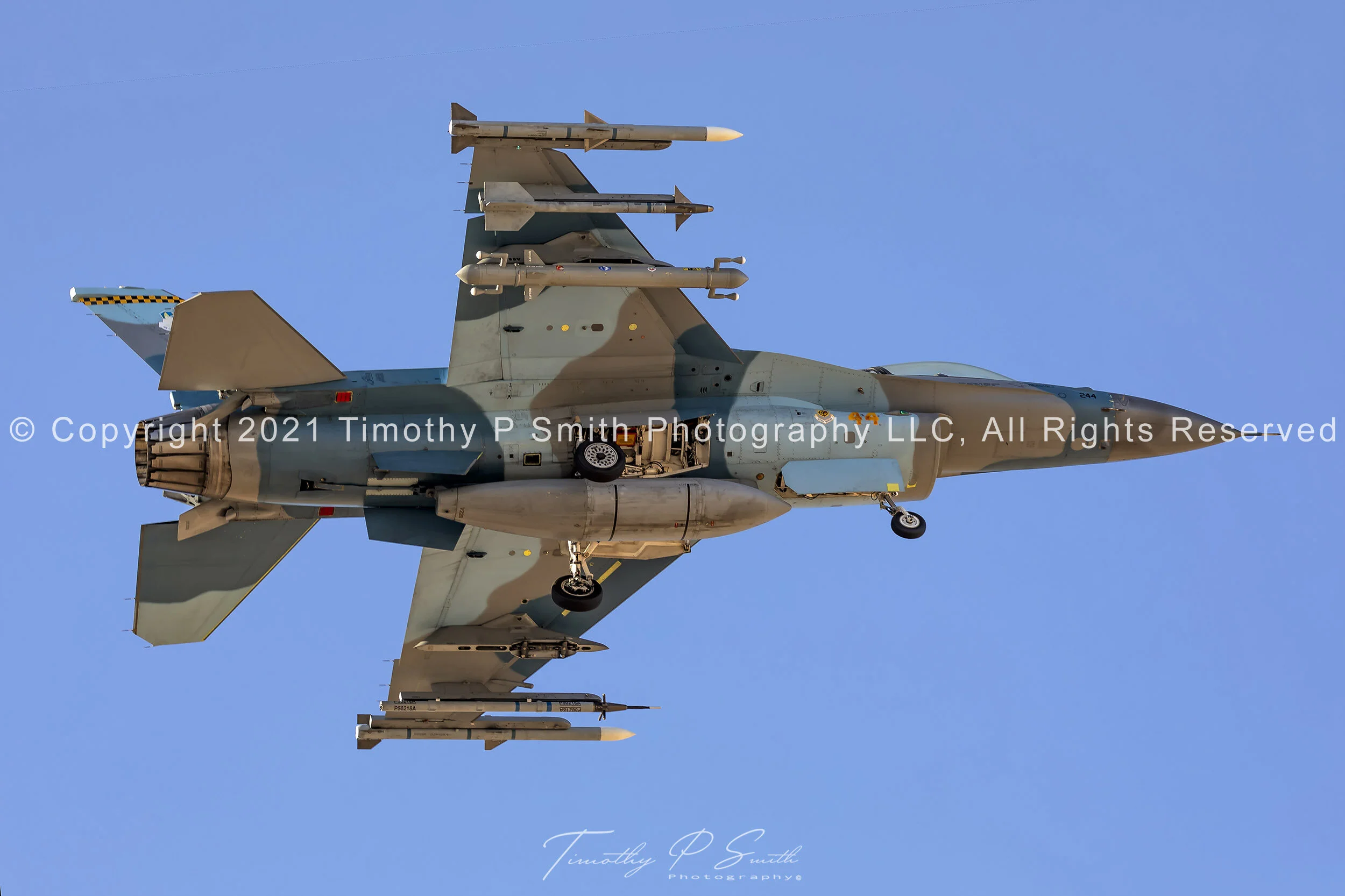 Aviation Print - "Blue Flanker" Aggressor