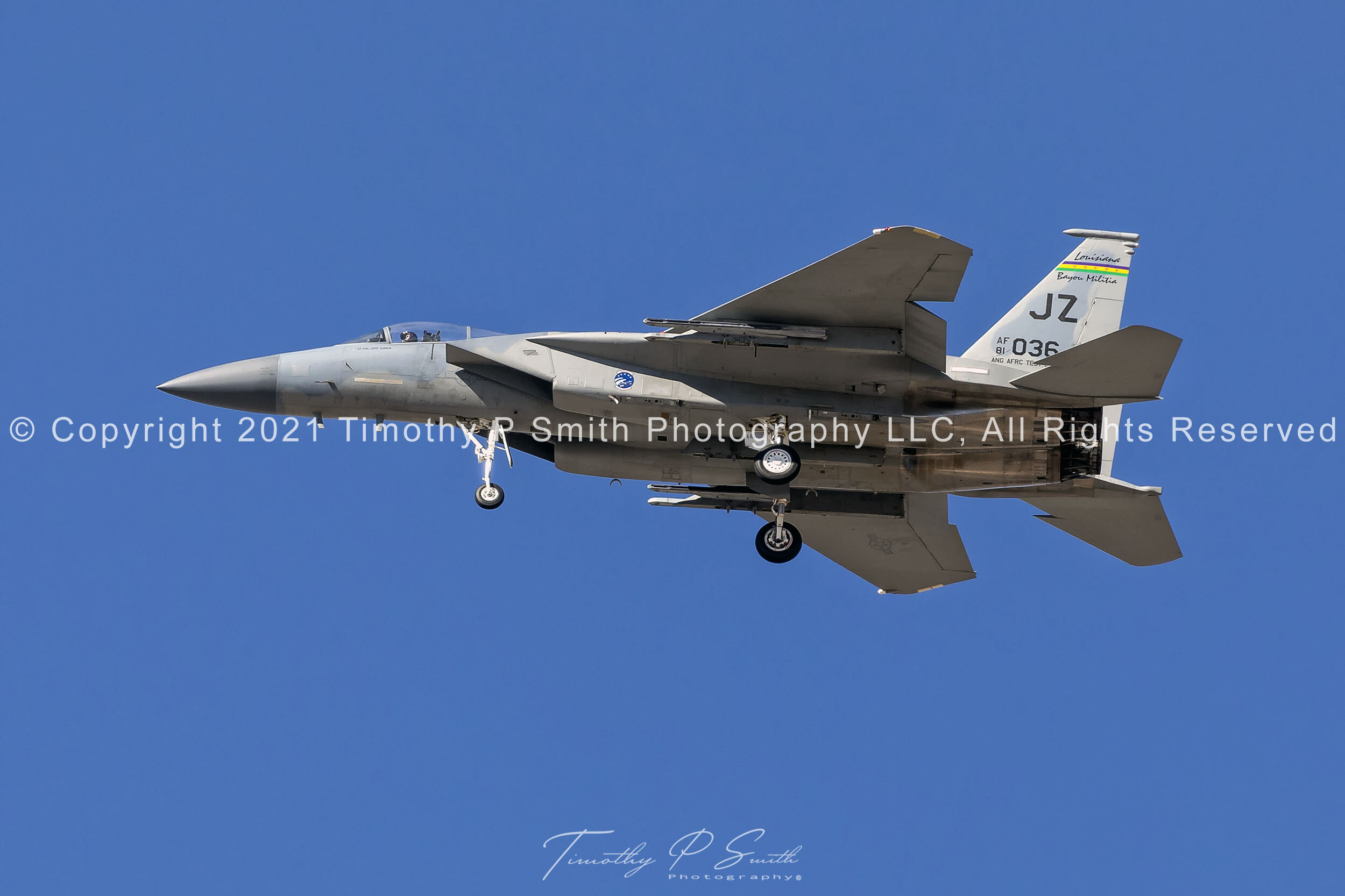 Aviation Print - Bayou Eagle at Red Flag
