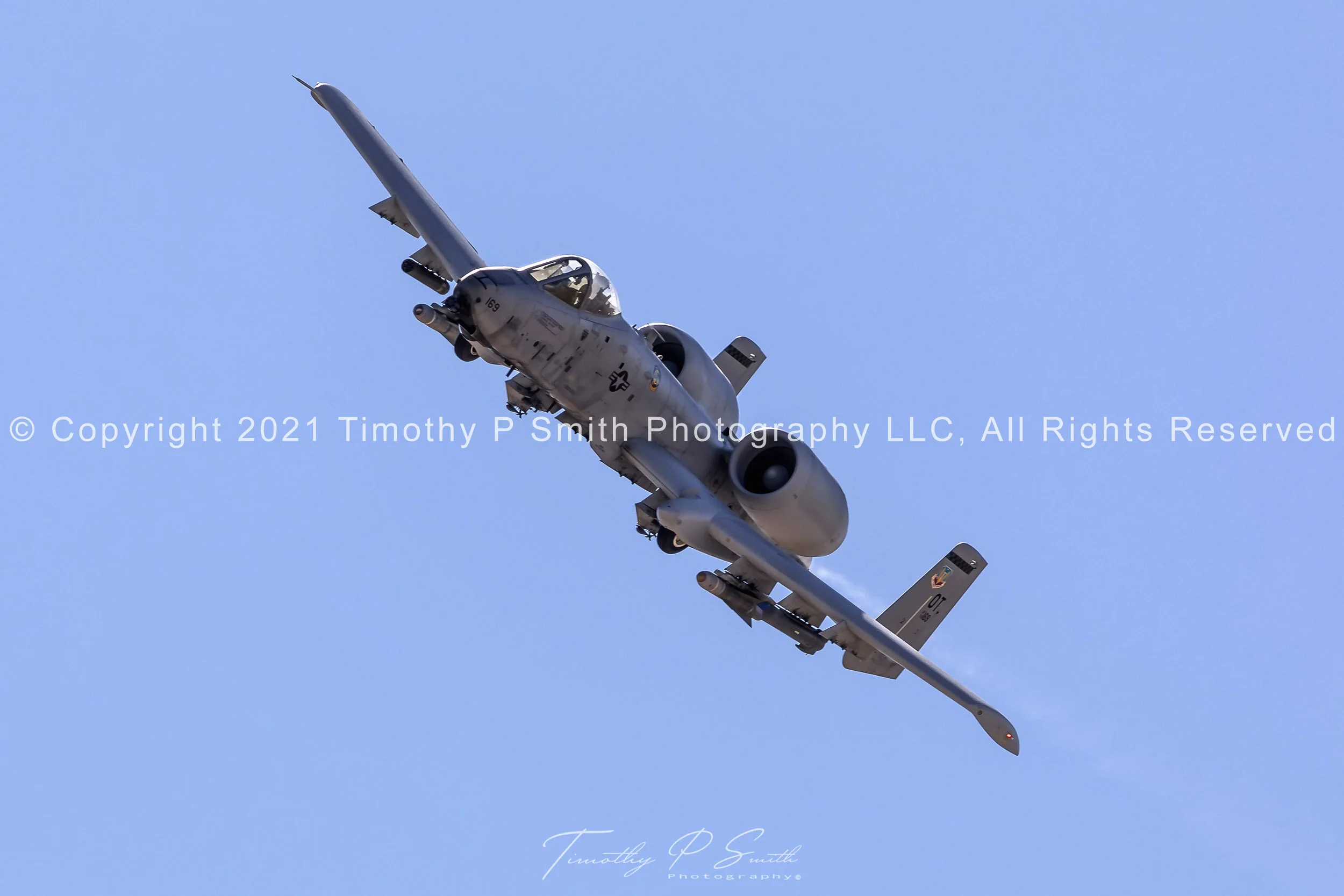 Aviation Print - Warthog Nellis Departure
