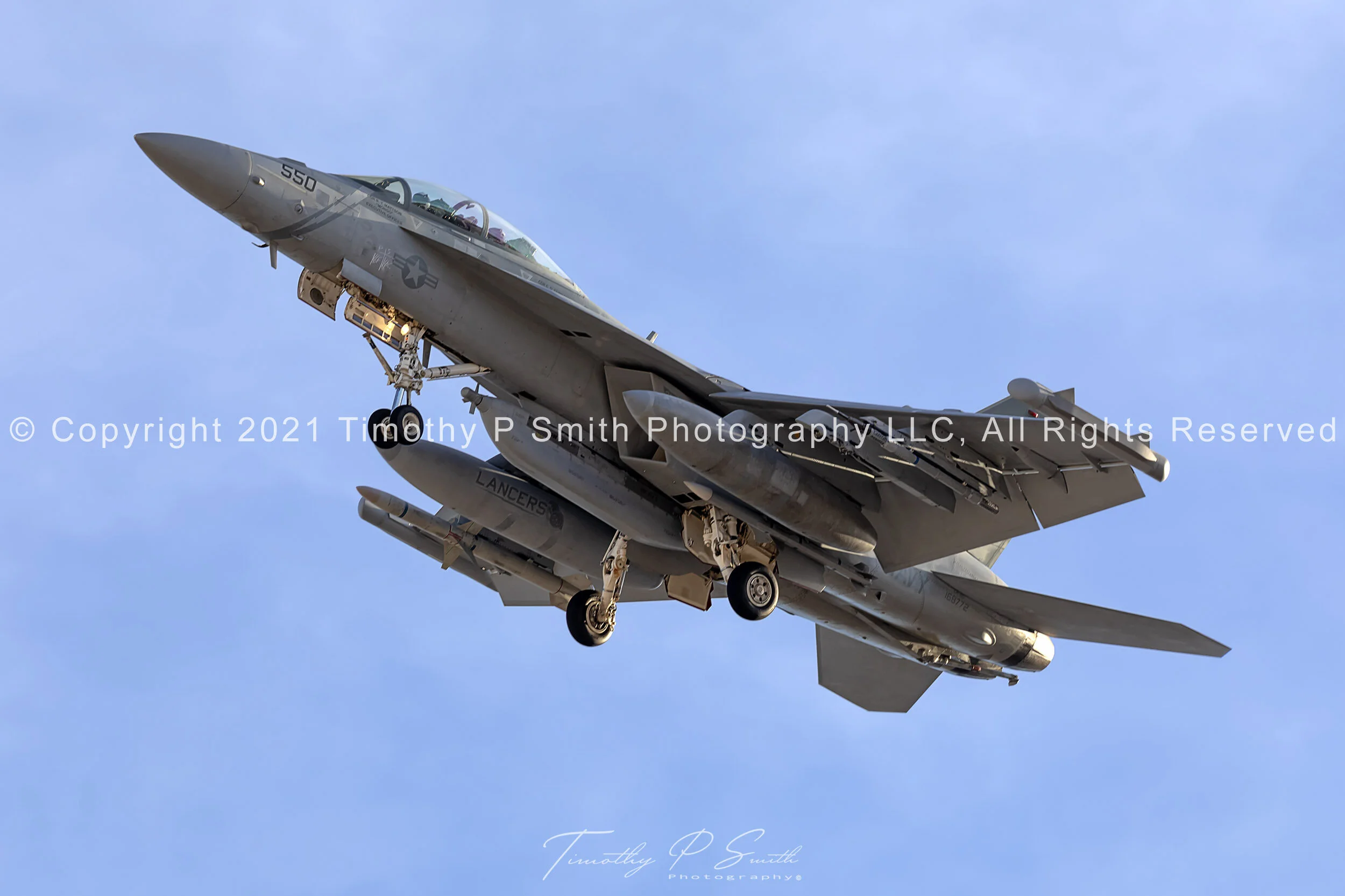 Aviation Print – "Lancers" Growler on approach