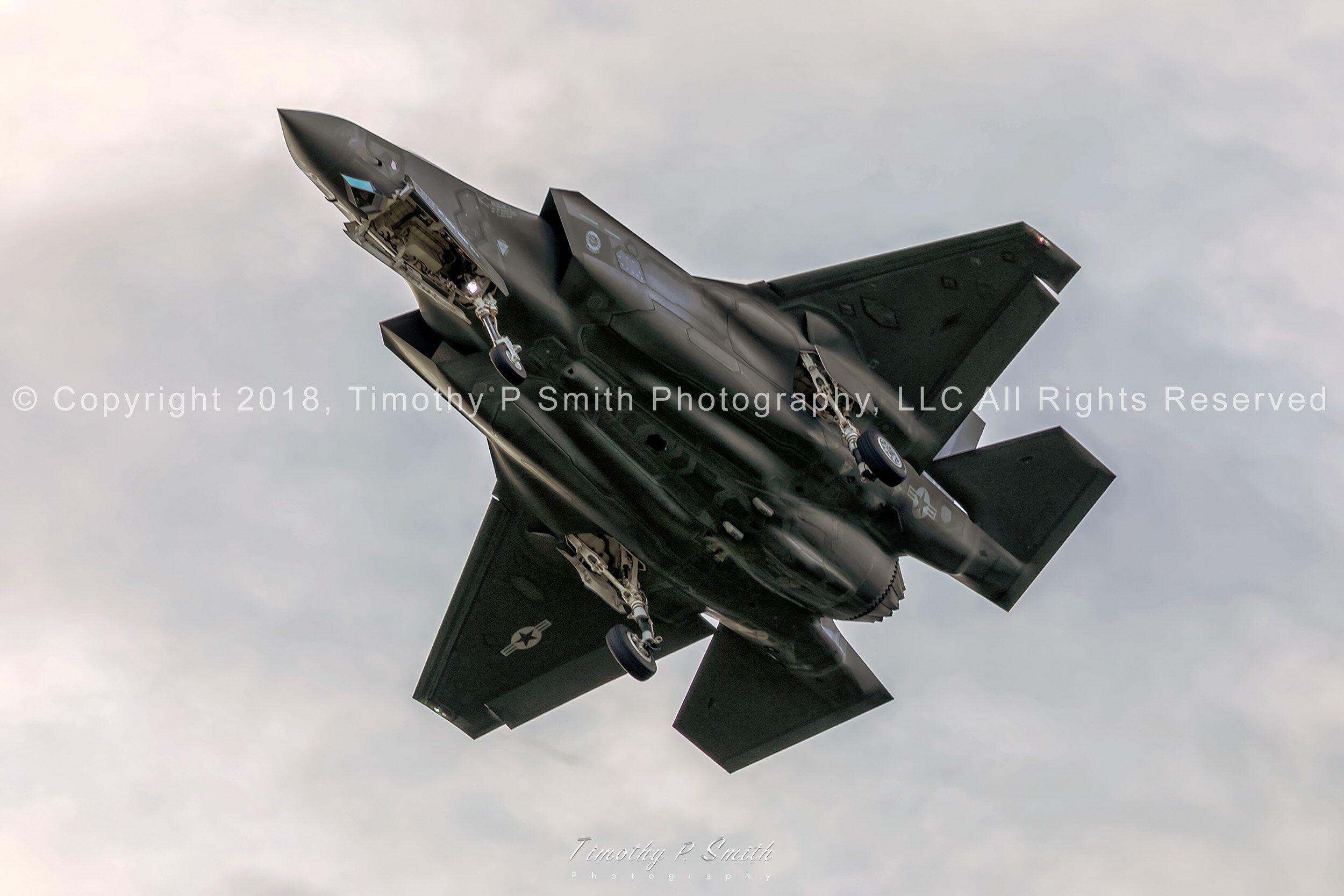 Aviation Print – Lightning II "Gorillas" Overhead