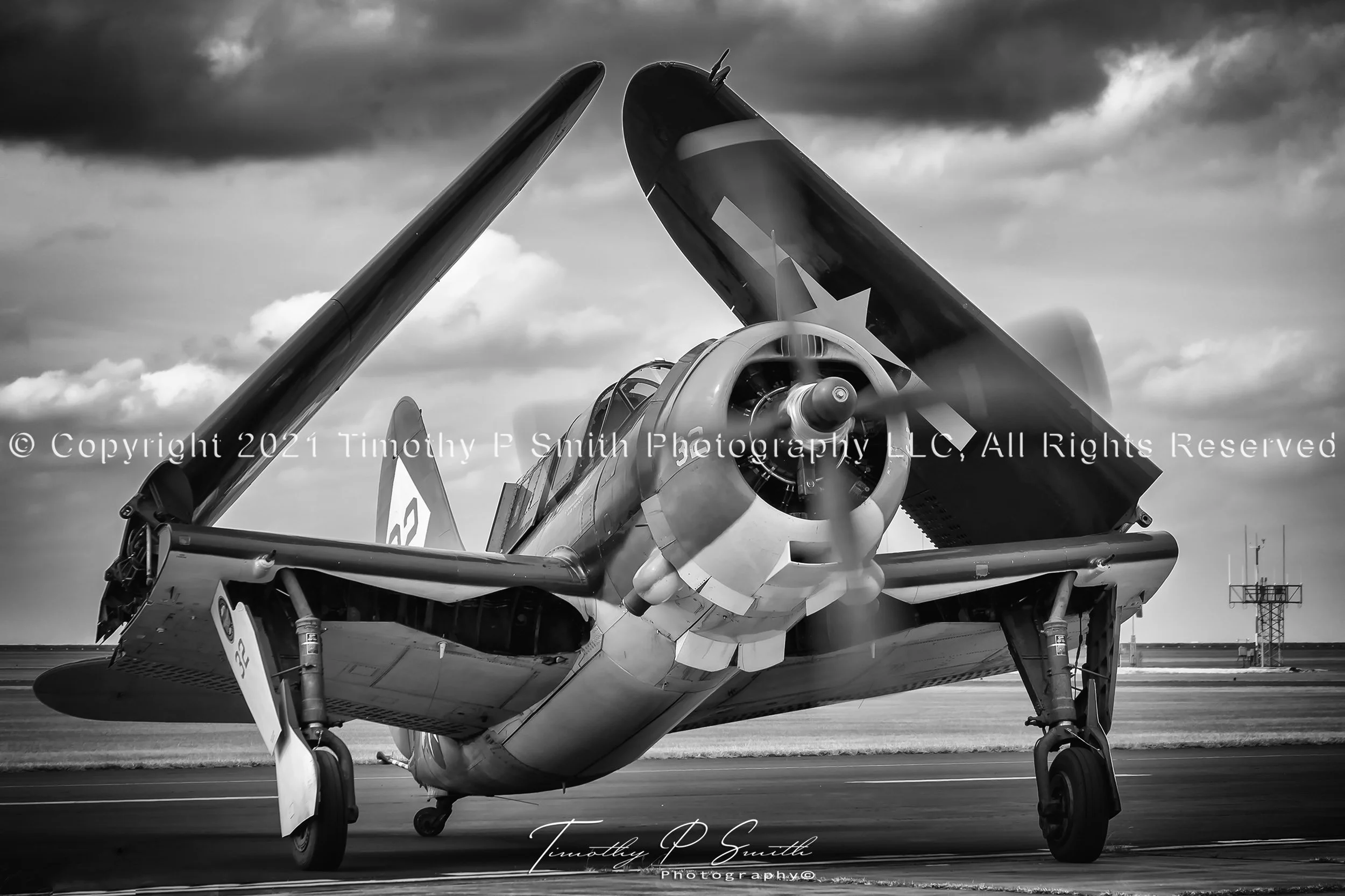Aviation Print - "Helldiver  folded"