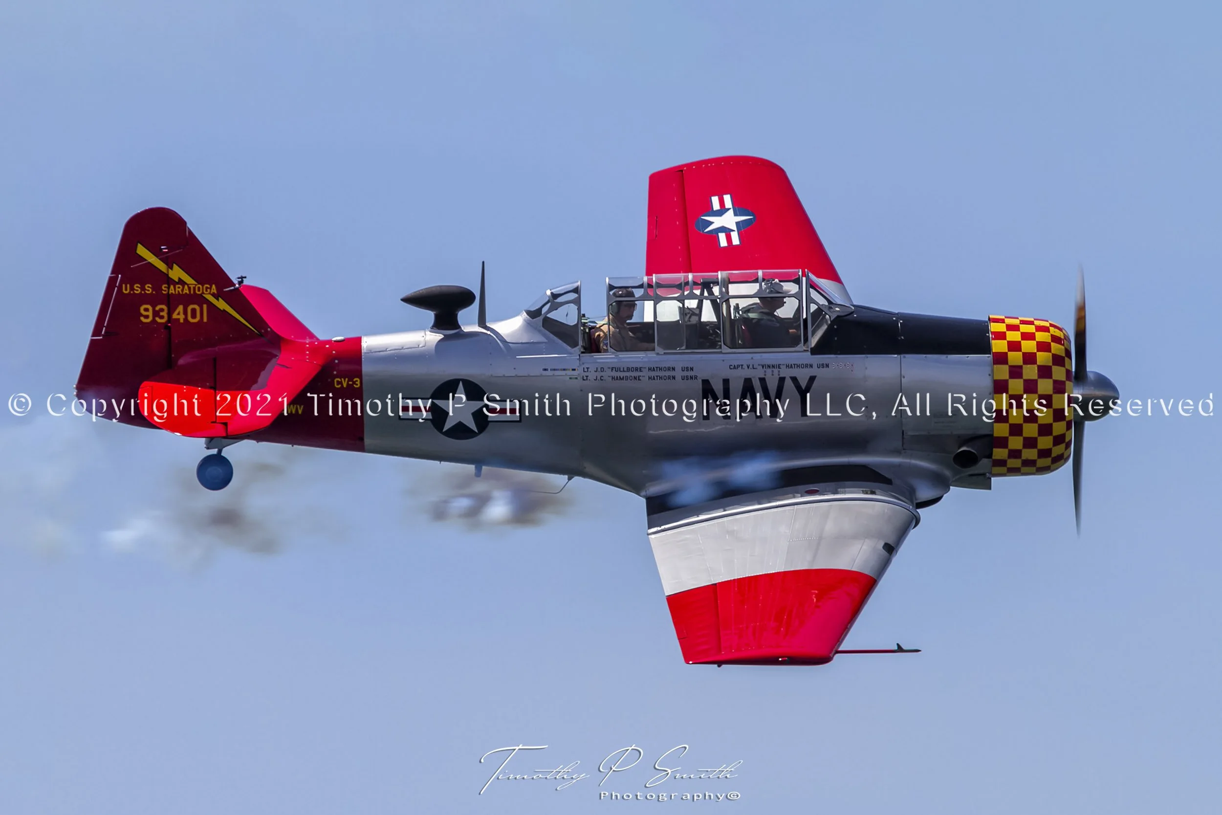 Aviation Print - Texan over NAS Pensacola