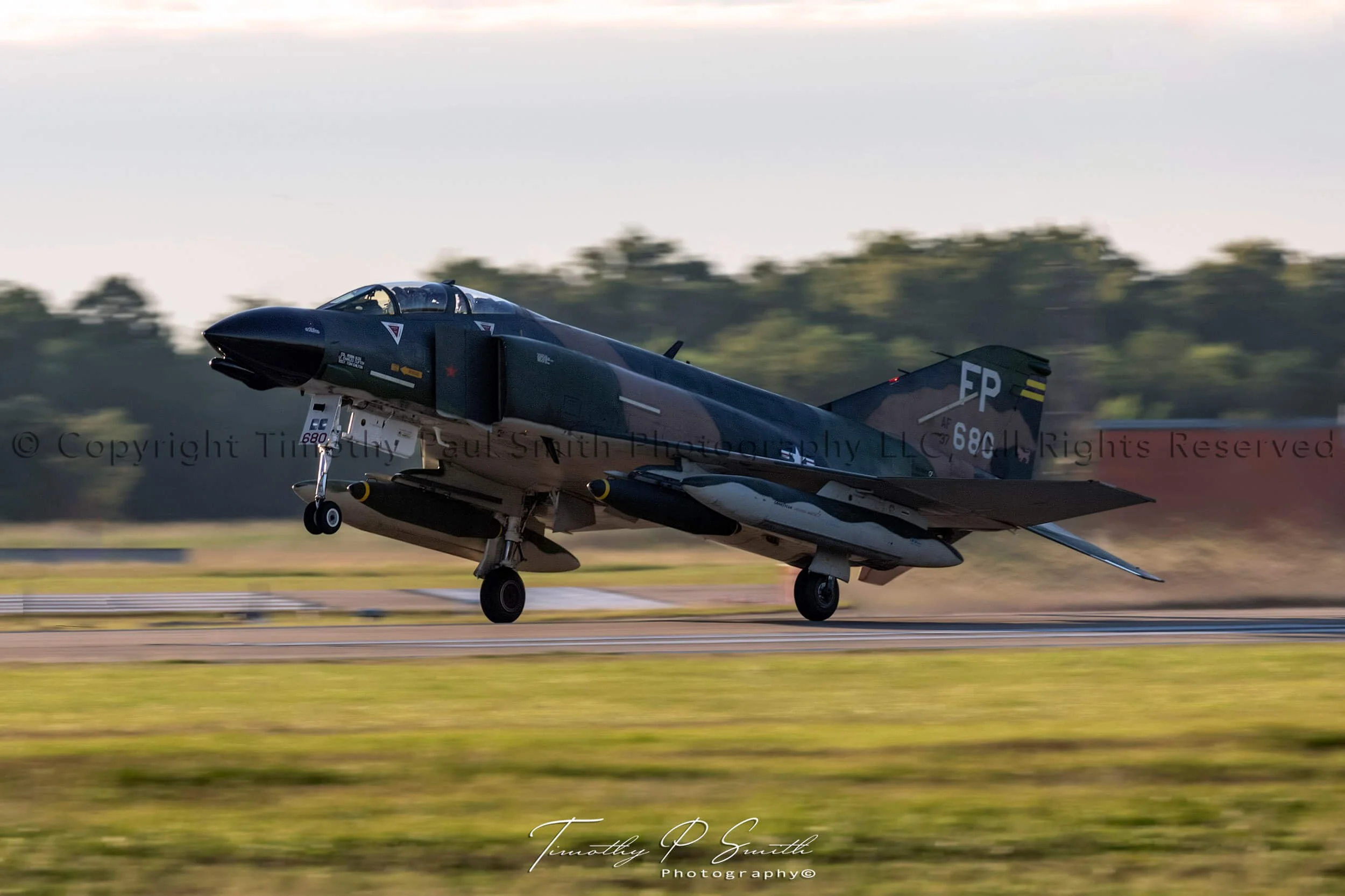 Aviation Print - Phantom touch and go
