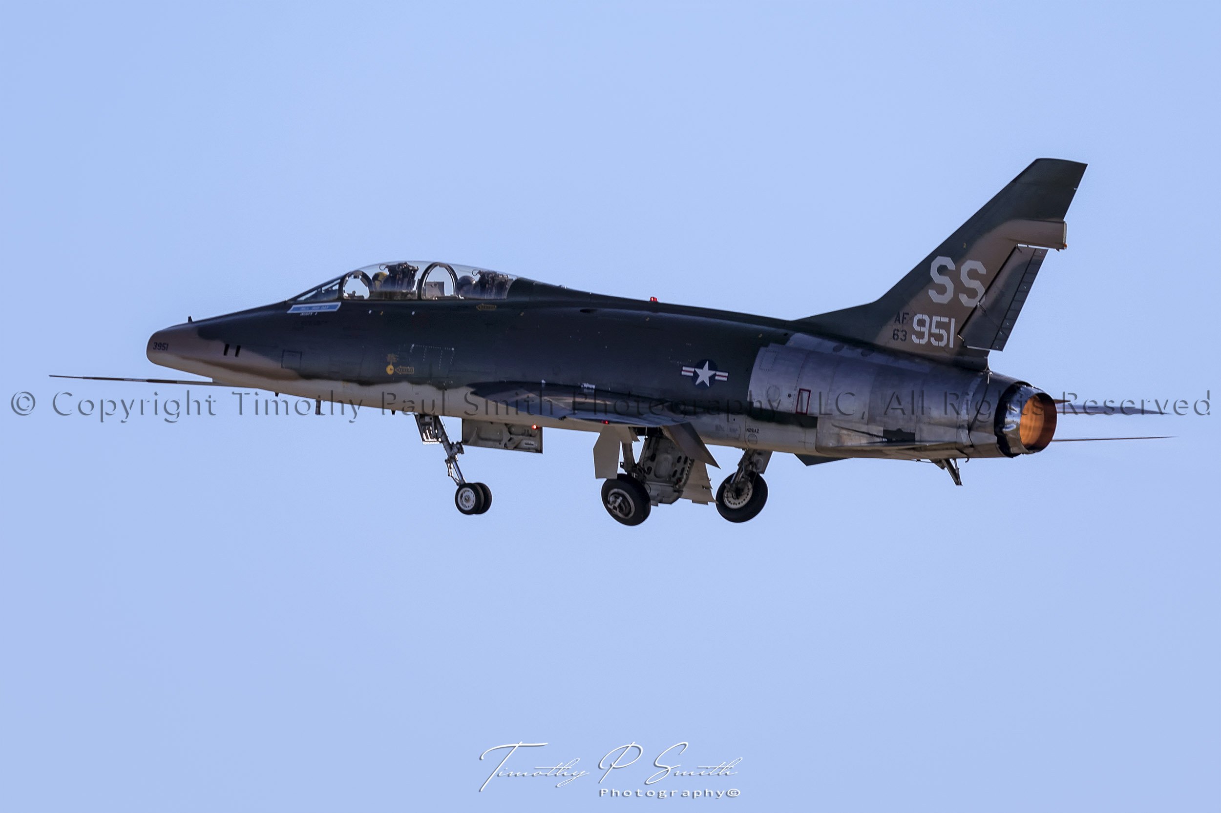 Aviation Print - “Super Sabre” takes flight