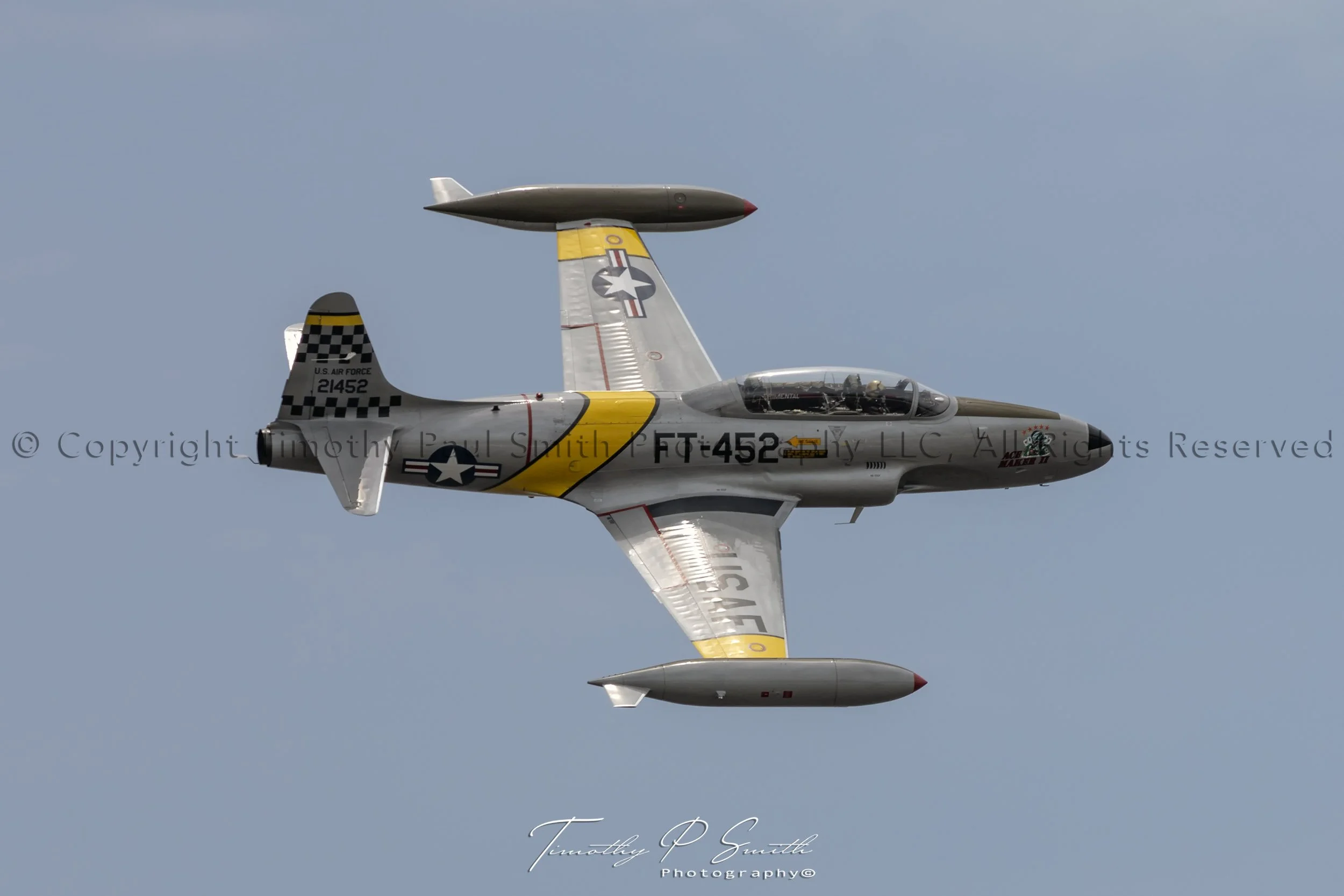 Aviation Print - Ace Maker II” over the Biloxi Beach
