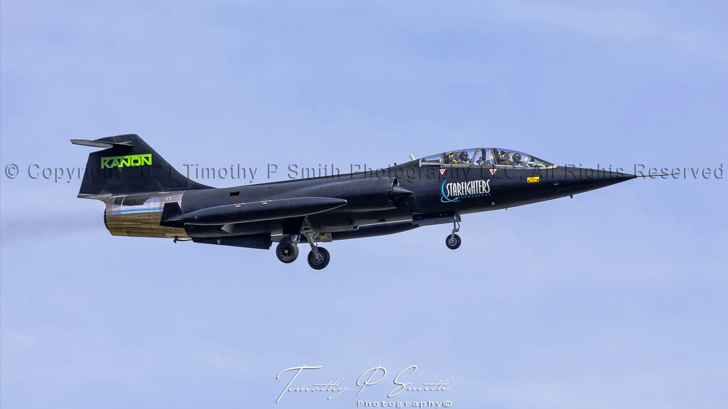 Aviation Print - F-104 Starfighter Gear-Down Over Cape Canaveral