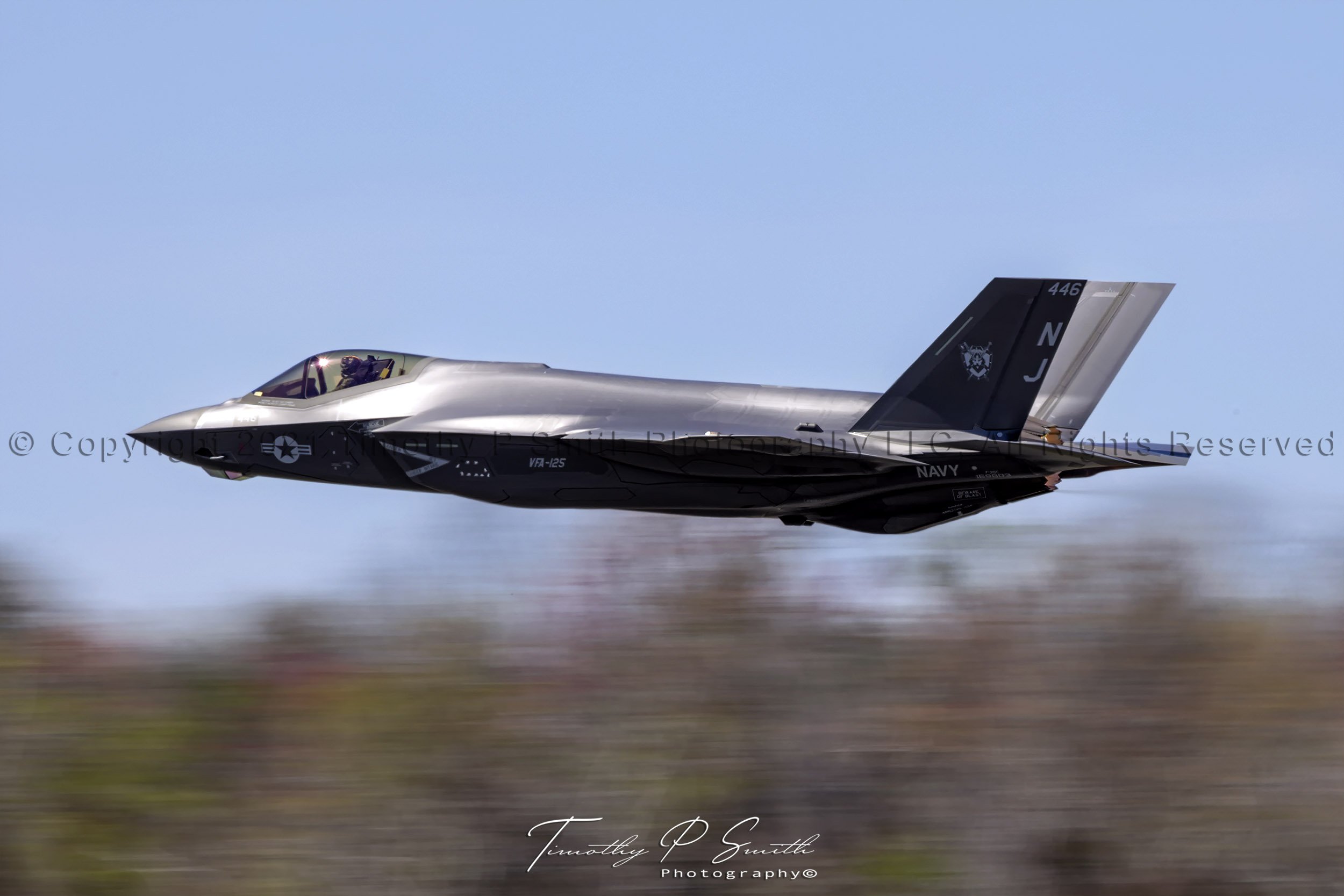 Aviation Print - “Rough Raiders touch and go”