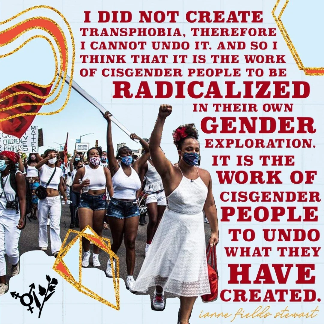 ❗️ OverheardAtOkra ❗️⠀⠀⠀⠀⠀⠀⠀⠀⠀
&bull;⠀⠀⠀⠀⠀⠀⠀⠀⠀
&bull;⠀⠀⠀⠀⠀⠀⠀⠀⠀
&bull;⠀⠀⠀⠀⠀⠀⠀⠀⠀
#TBT to our founder Ianne's (@thefreeactorvist) conversation with Fast Company magazine (@fastcompany )  in June 2020: "I did not create transphobia, therefore I cannot undo it. And so I think that it is the work of cisgender people to be radicalized in their own gender exploration. It is the work of cisgender people to undo what they have created. What I can say, however, is that I think that for me, a disturbing trend that I&rsquo;ve seen is Nina Pop&rsquo;s name be left off of the list of people who have been murdered by state-sanctioned violence. I&rsquo;ve been invested in us really reexamining what we define as state-sanctioned violence, because for me, state-sanctioned violence is any form of violence that is permitted by the state [including] Iyanna Dior, who was beaten up by a large group of men and whose video was circulated, yet nothing was done to address these assailants.&rdquo;