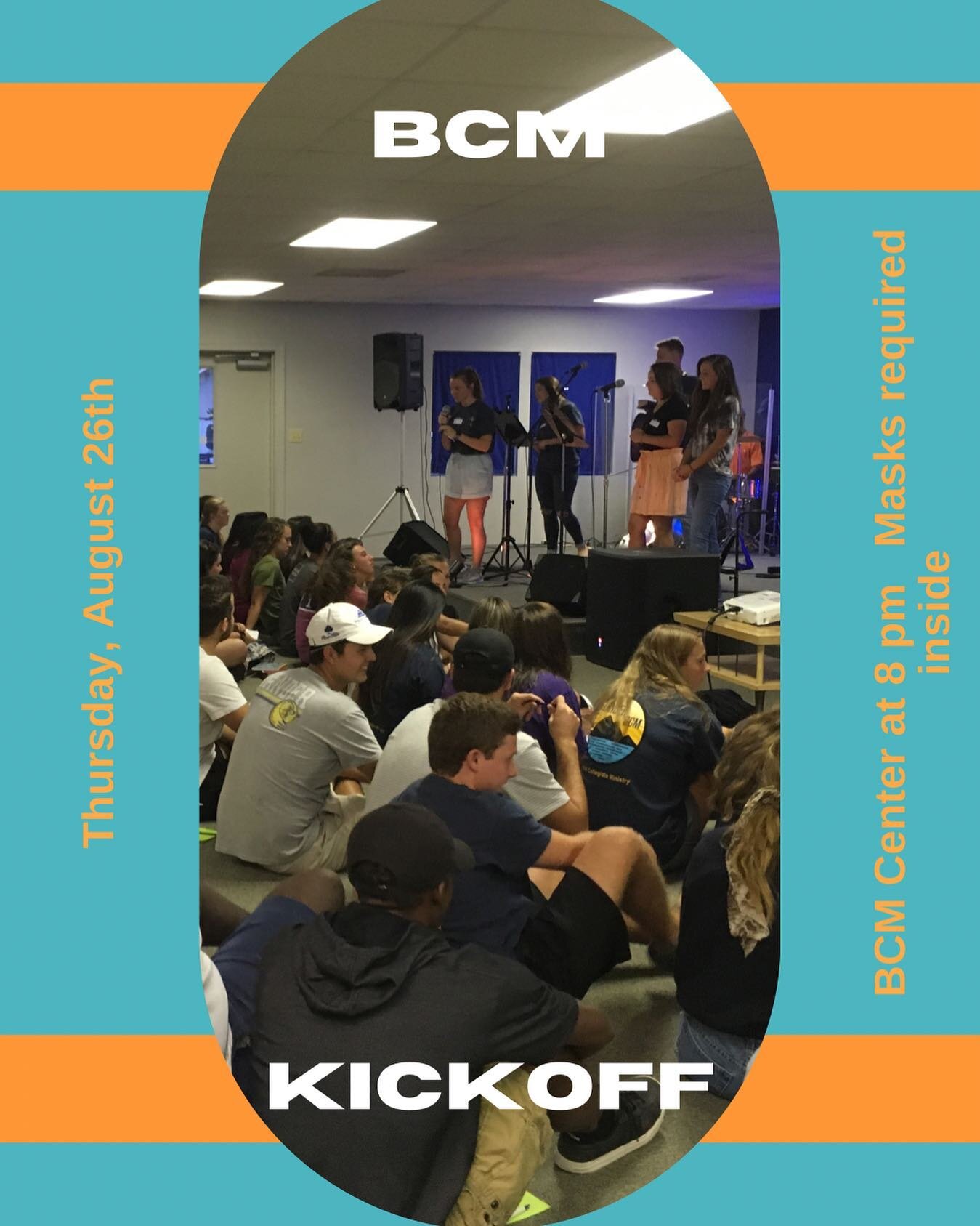 It&rsquo;s time for our first night of BCM!!! We can&rsquo;t wait to see everyone at BCM tonight at 8 (masks required inside)! See you there!!!