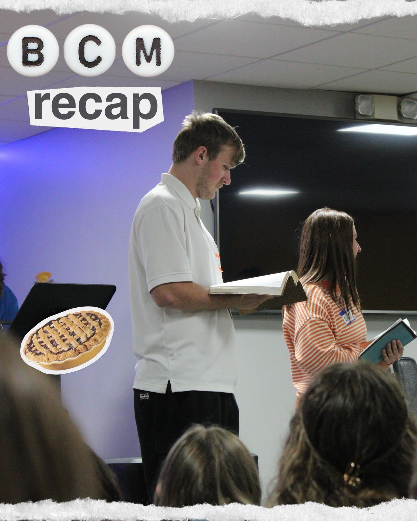 happy (early) thanksgiving from lander bcm💙. tonight we had a wonderful thanksgiving service led by our leadership team. we are so thankful for God and his goodness, and so thankful for all of you🫶. there&rsquo;s no BCM or wednesday in the word nex