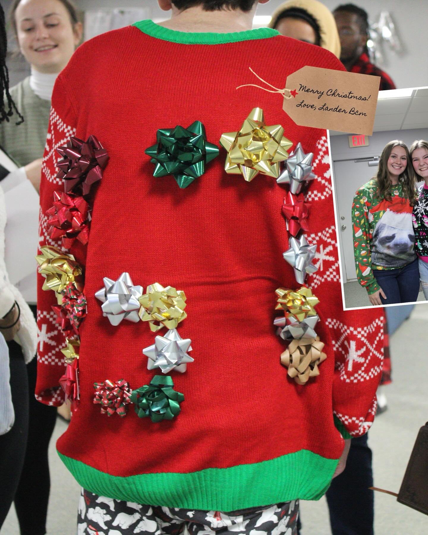 MERRY CHRISTMAS FROM LANDER BCM🎄✝️❤️
wishing you a merry christmas (&amp; good luck on all your finals), we can&rsquo;t wait to see what God has in store for next semester💚