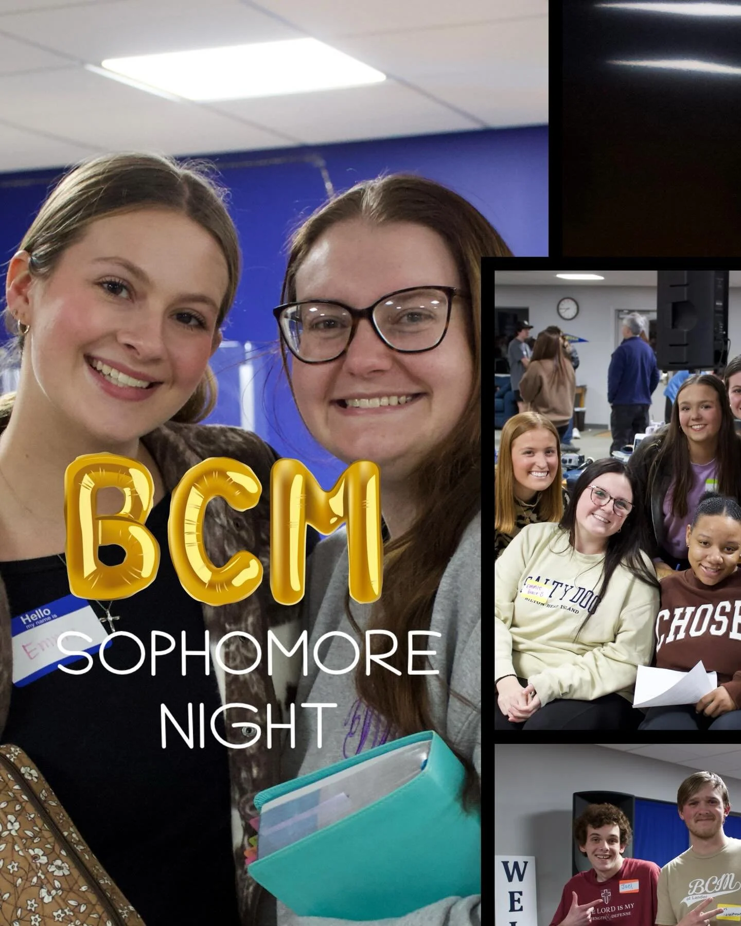 BCM SOPHOMORE NIGHT RECAP🌟🌟🌟 our sophomores were &ldquo;lifesavers&rdquo; tonight leading bcm themselves!! 
-
make sure to be here next thursday at 8pm, where van taylor will be speaking!