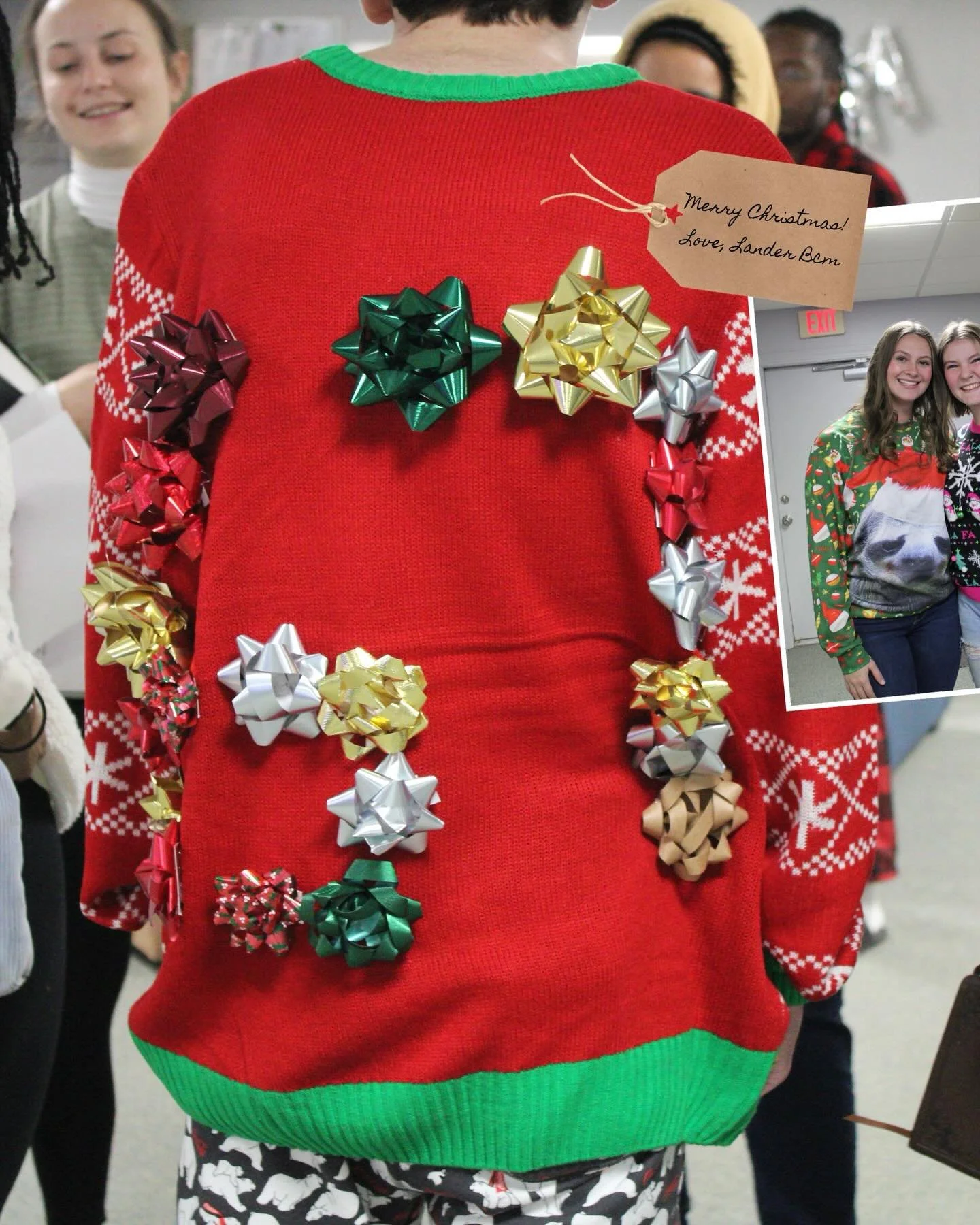 MERRY CHRISTMAS FROM LANDER BCM🎄✝️❤️
wishing you a merry christmas (&amp; good luck on all your finals), we can&rsquo;t wait to see what God has in store for next semester💚