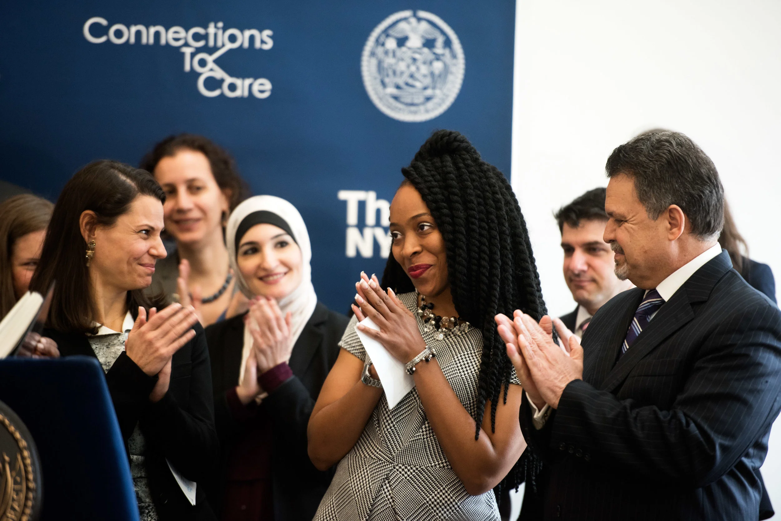 Photo: Connections to Care: partners Ford Foundation, NY Community Trust, Simons Foundation. Photographer/Mayoral Photography Office.